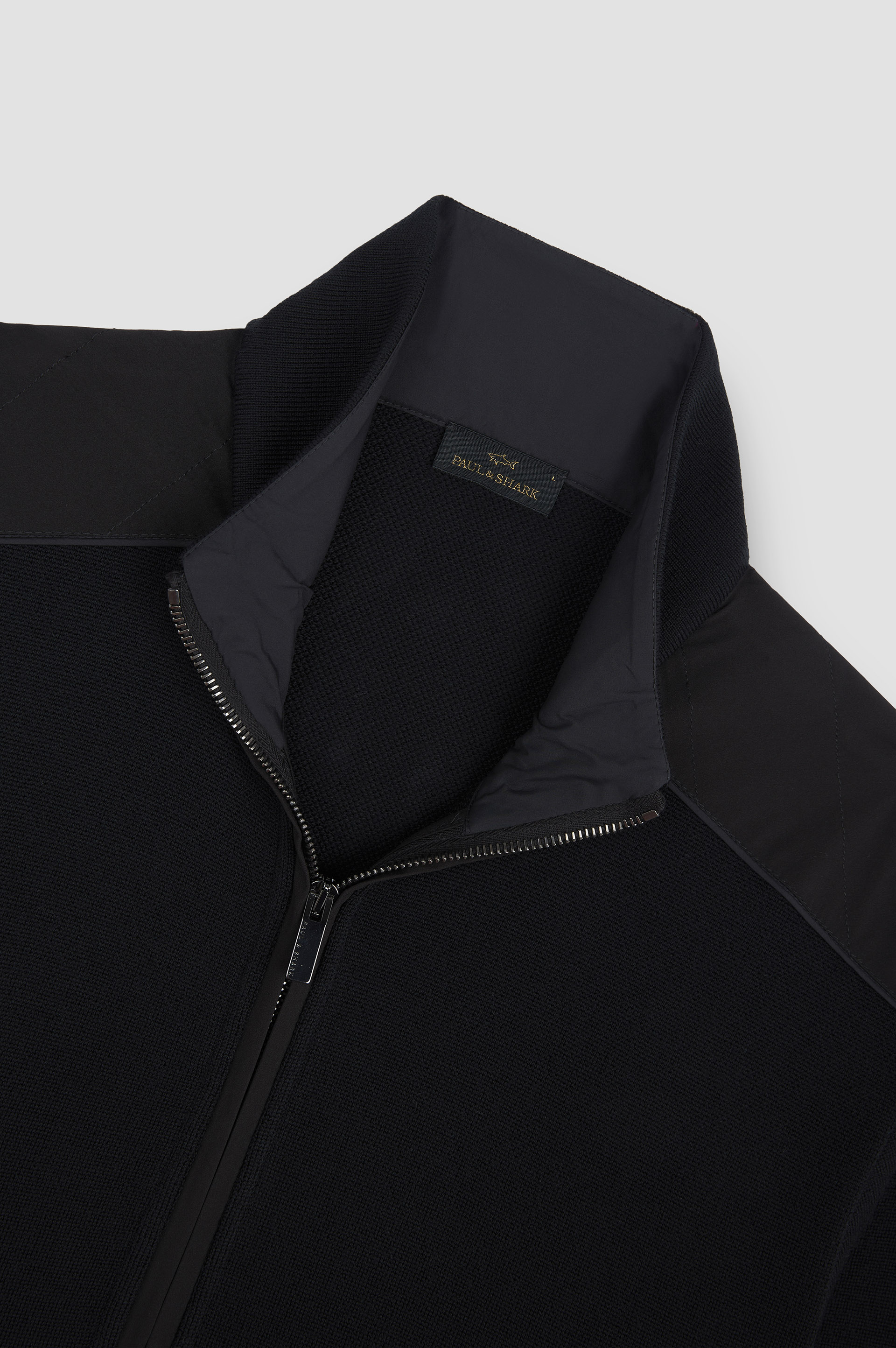 Soft Cool Touch wool zip-up sweater with Typhoon® Platinum details image number 6