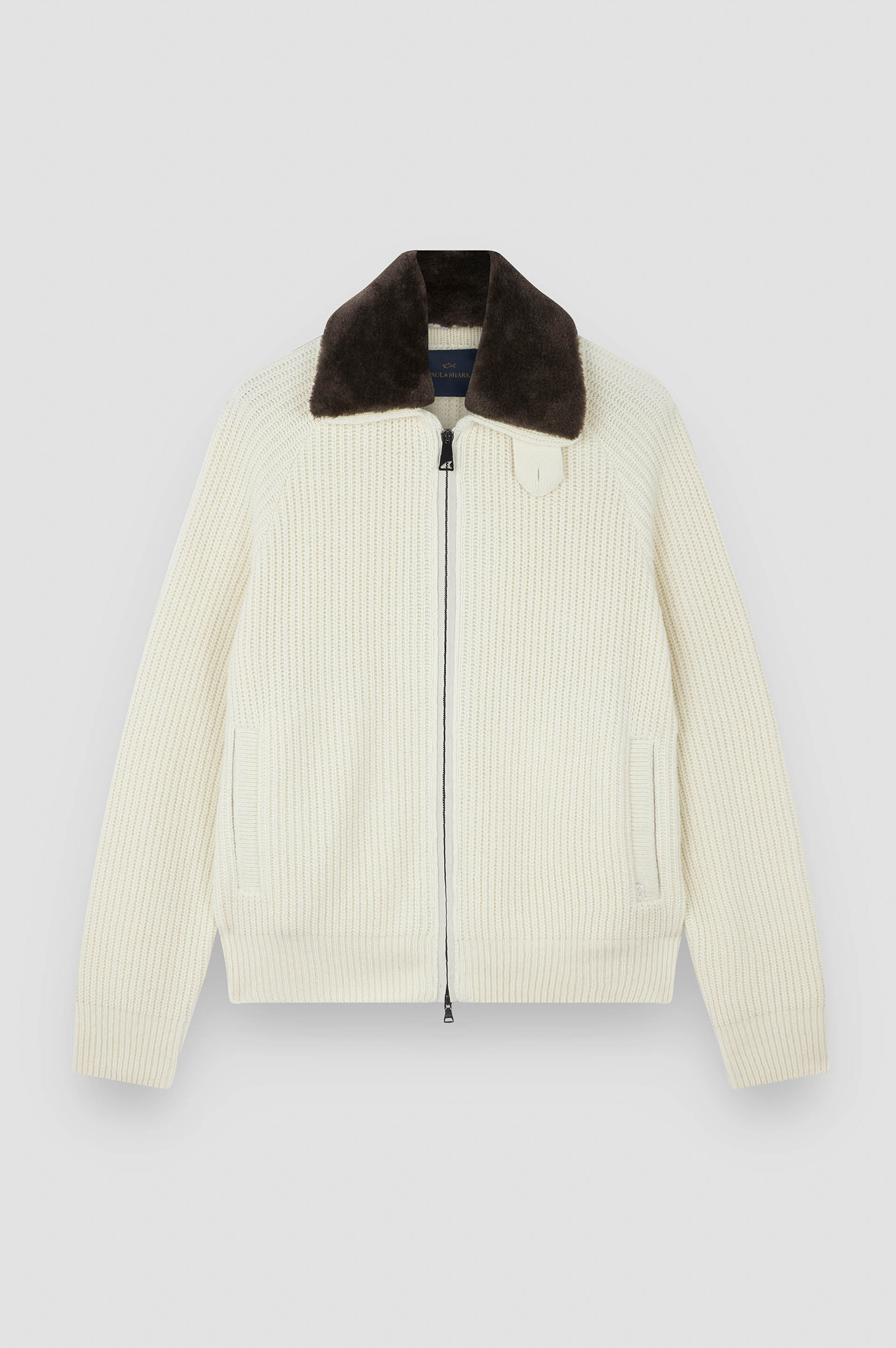 Re-Wool zip-up sweater image number 1