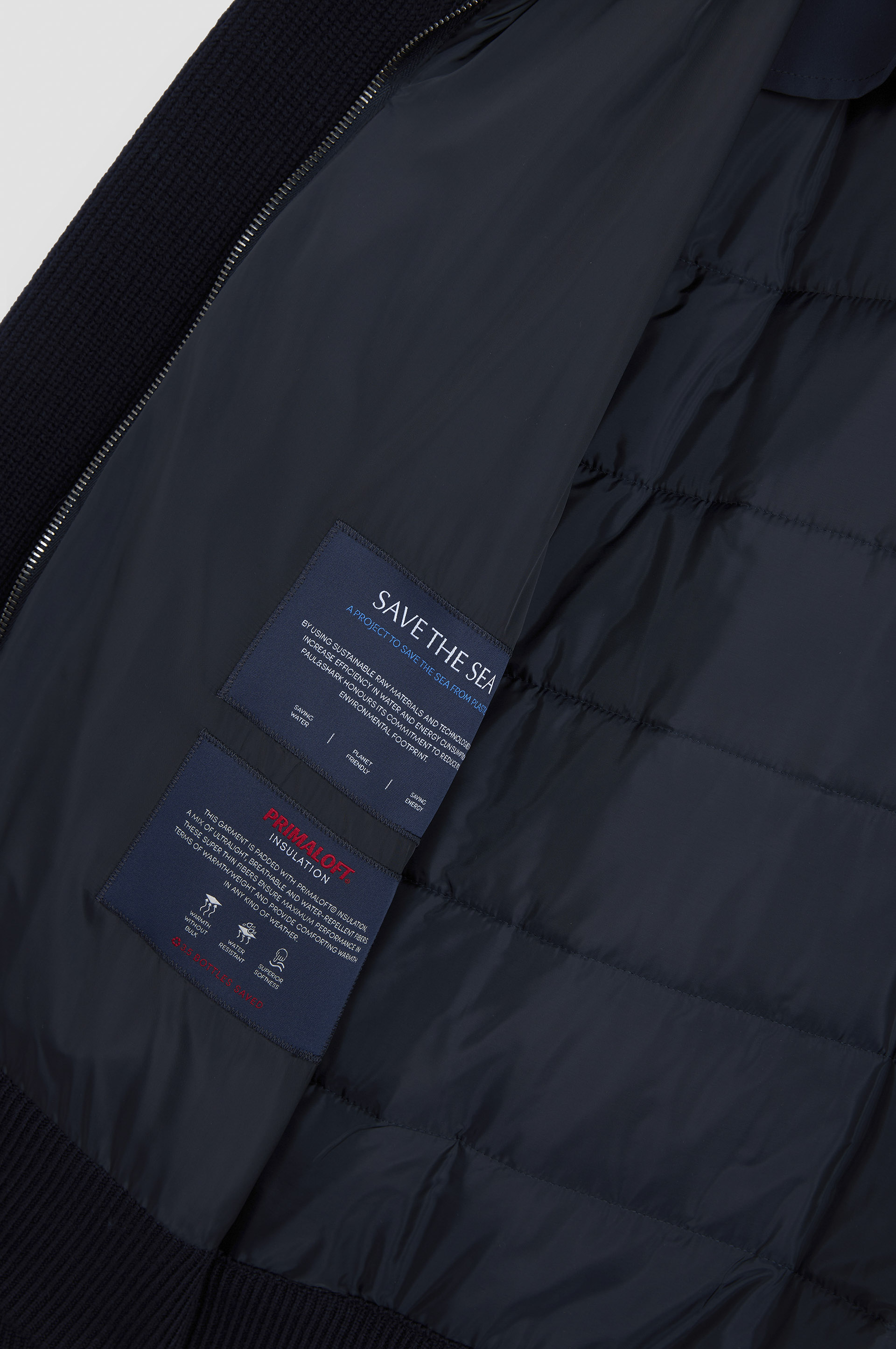 Cardigan zippé en laine Soft Cool Touch avec détails en Typhoon® Re-4x4 Stretch image number 6