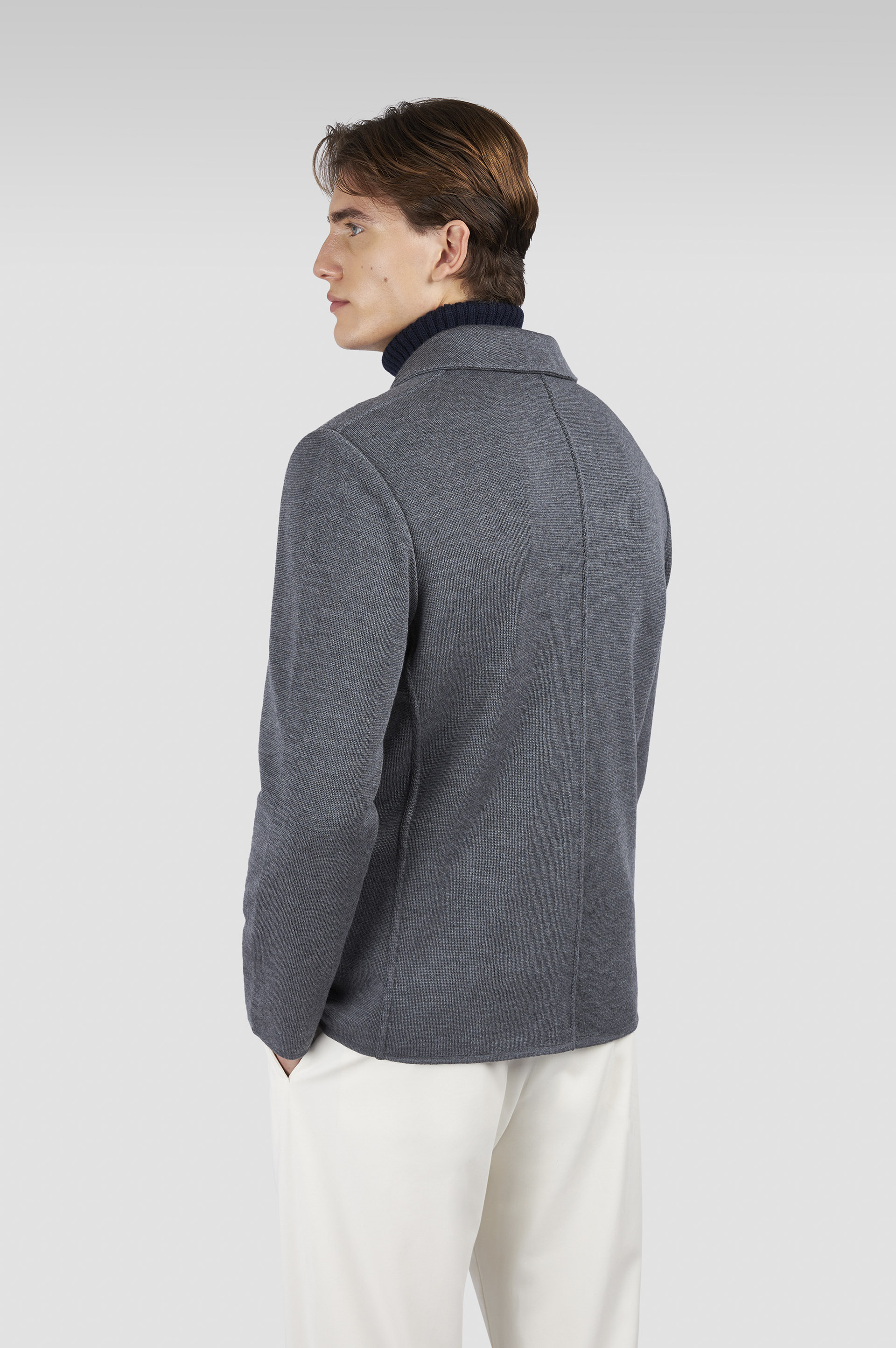 Merino Extrafine wool jacket image number 3 Merino Extrafine wool jacket image number 3