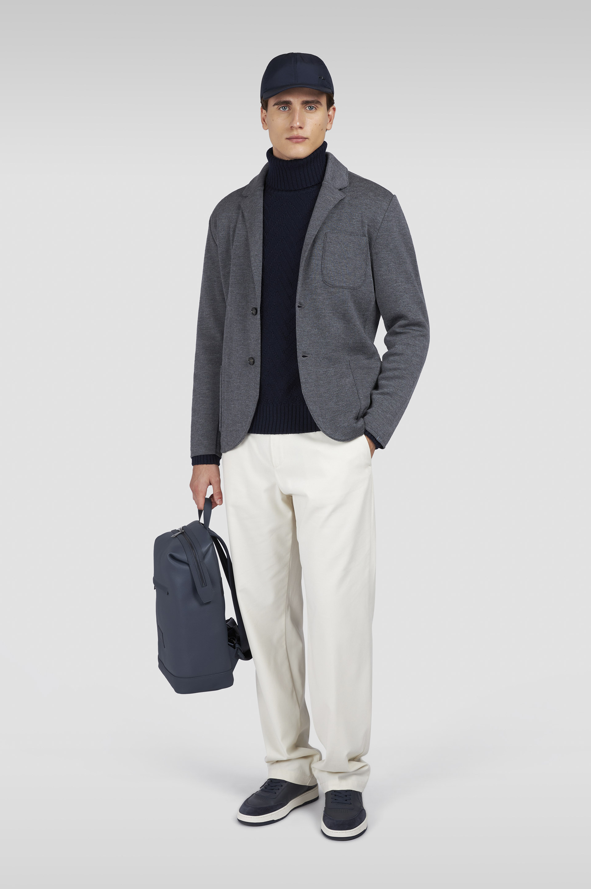 Merino Extrafine wool jacket image number 2 Merino Extrafine wool jacket image number 2