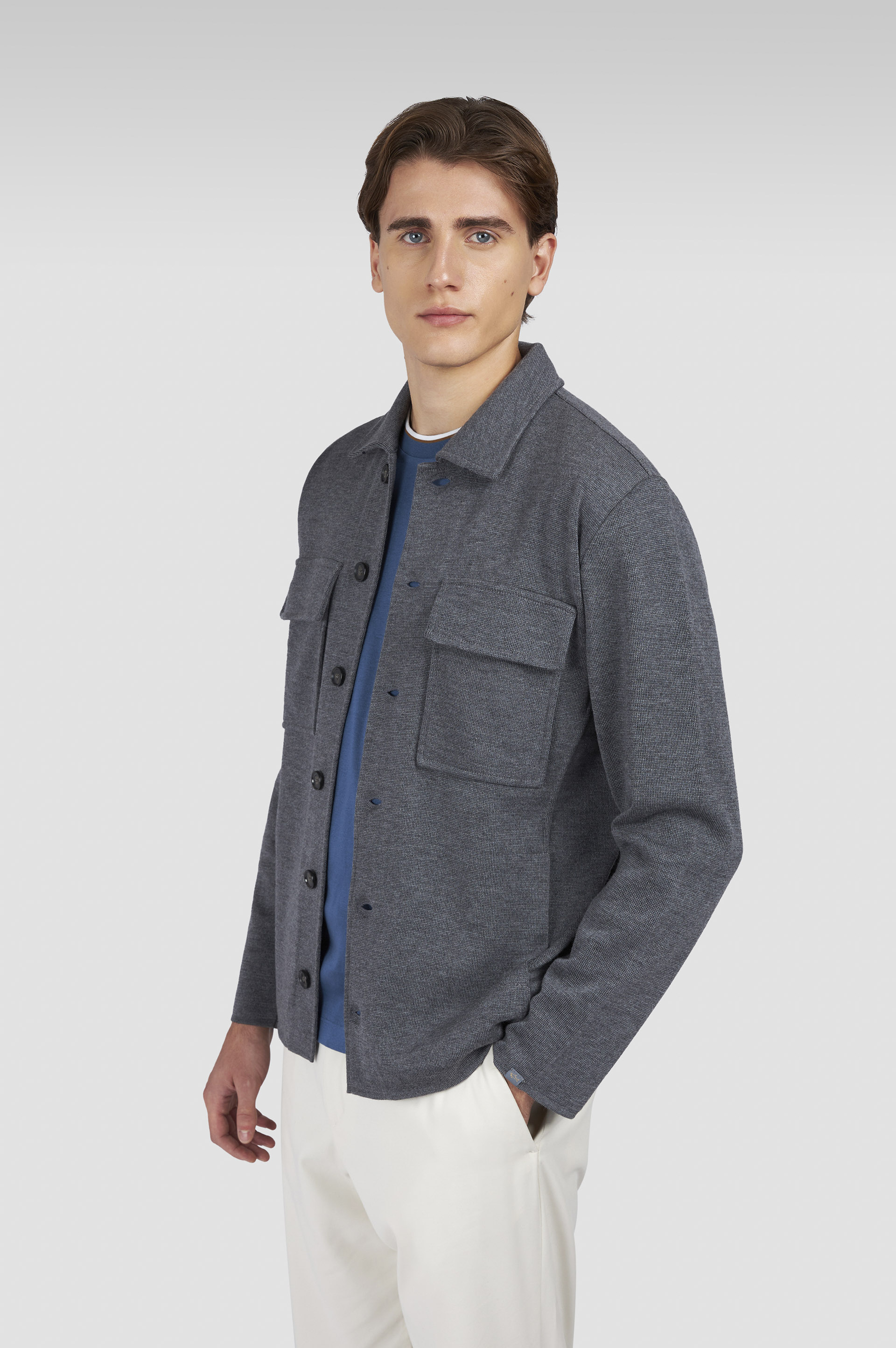 Merino Extrafine wool overshirt image number 0 Merino Extrafine wool overshirt image number 0