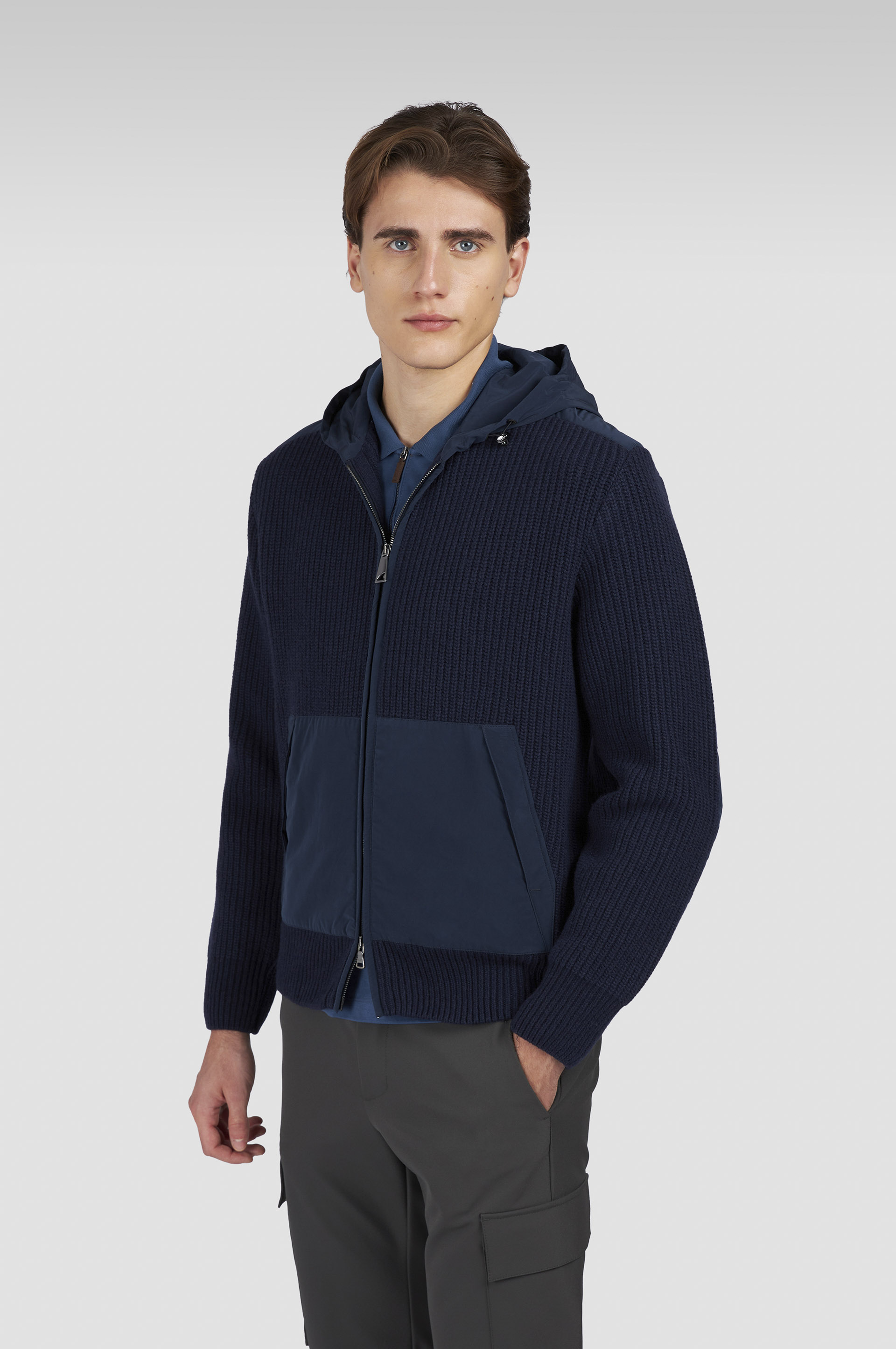 Sweat en Re-Wool avec détails Re-130 High Density image number 0