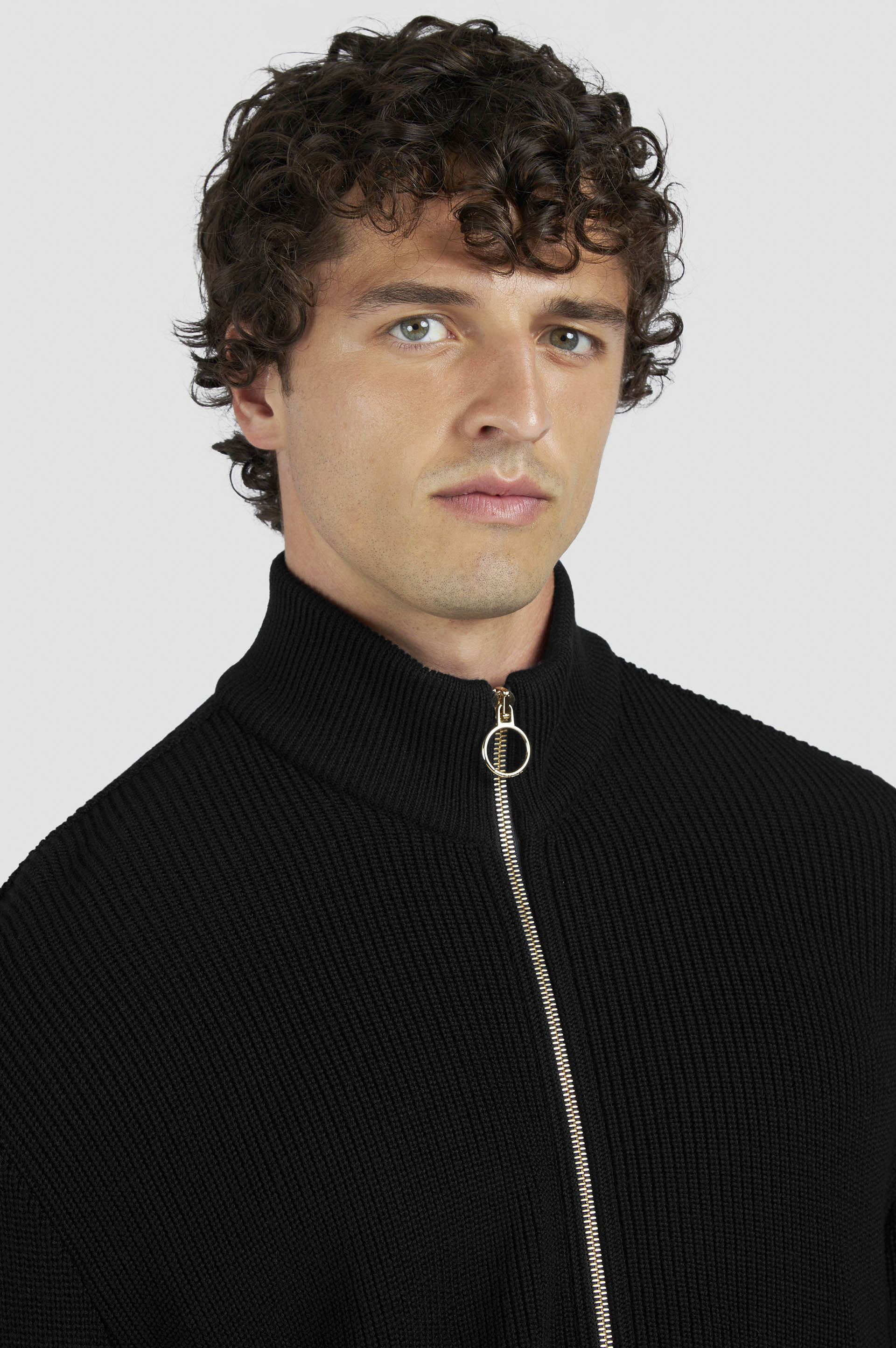 Zip-up cardigan in Tech Wool image number 4 Zip-up cardigan in Tech Wool image number 4