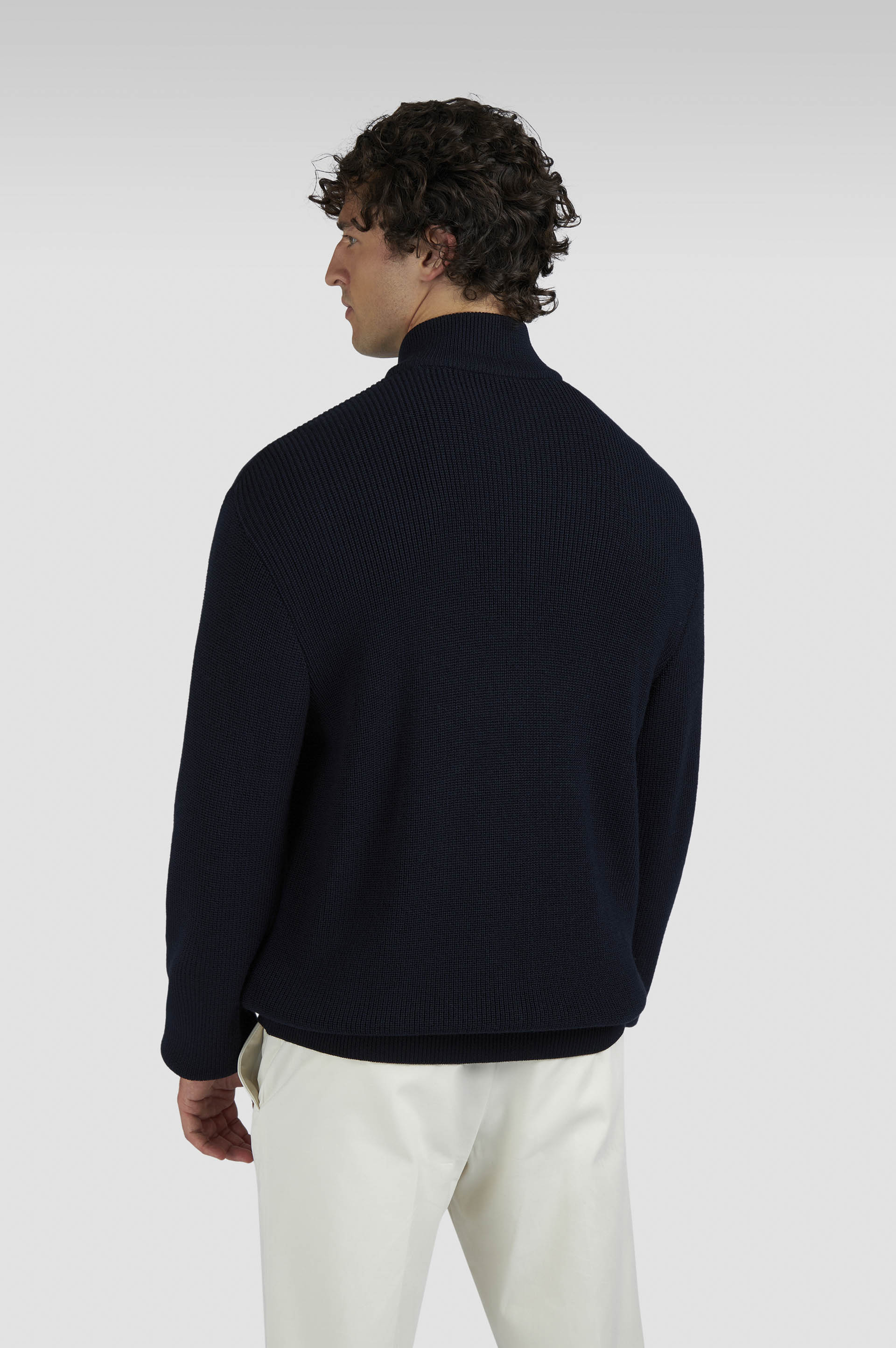 Cárdigan con cremallera de Tech Wool image number 3