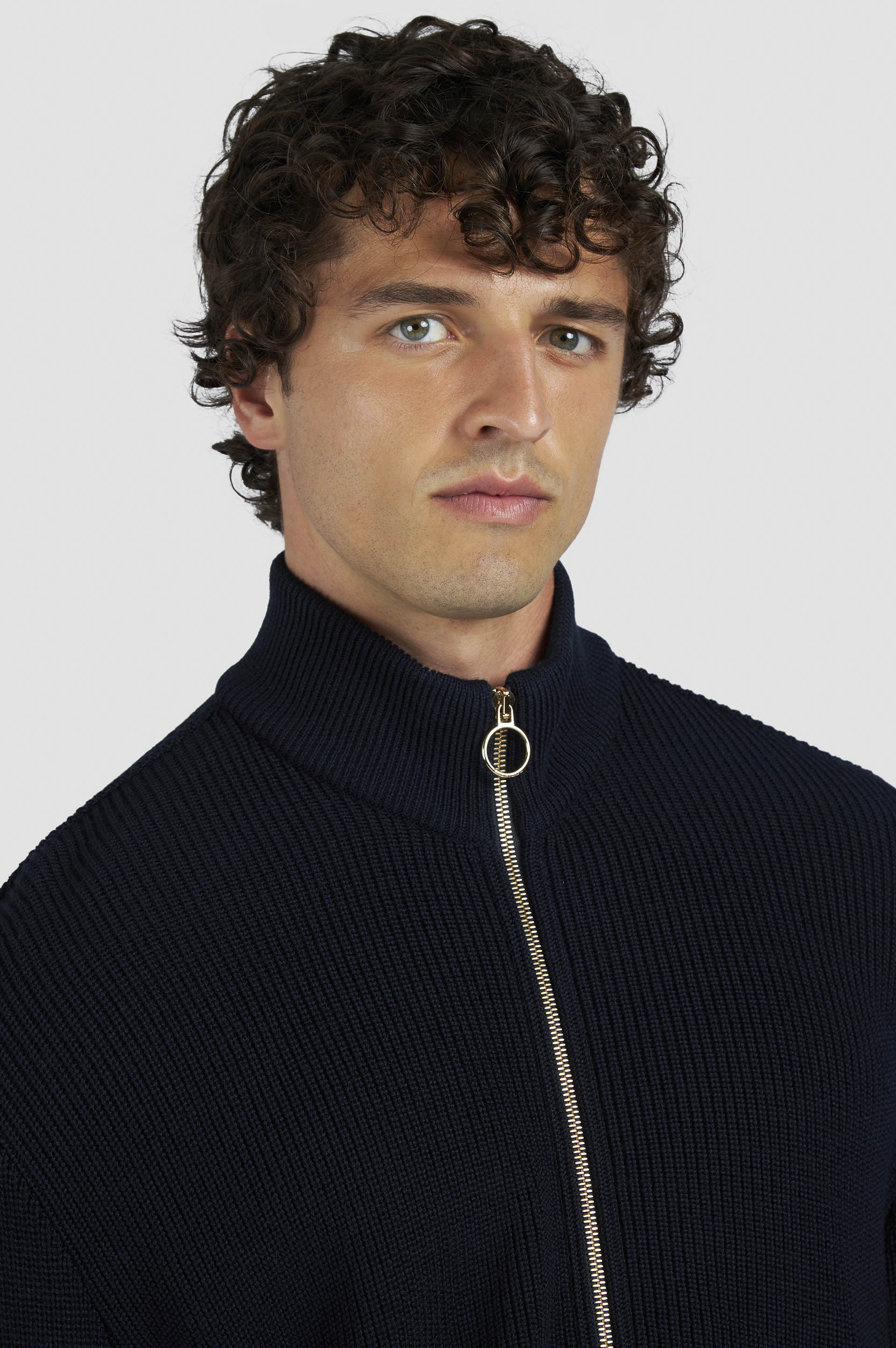 Cárdigan con cremallera de Tech Wool image number 4