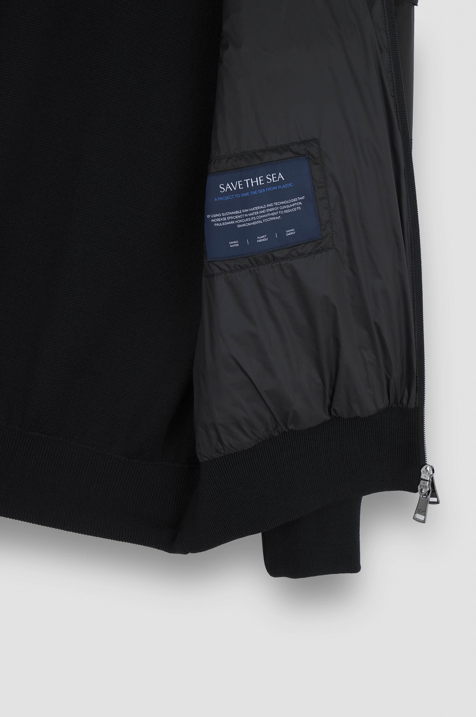Ultralight hybrid zip-up sweater in Tech Wool image number 6 Ultralight hybrid zip-up sweater in Tech Wool image number 6