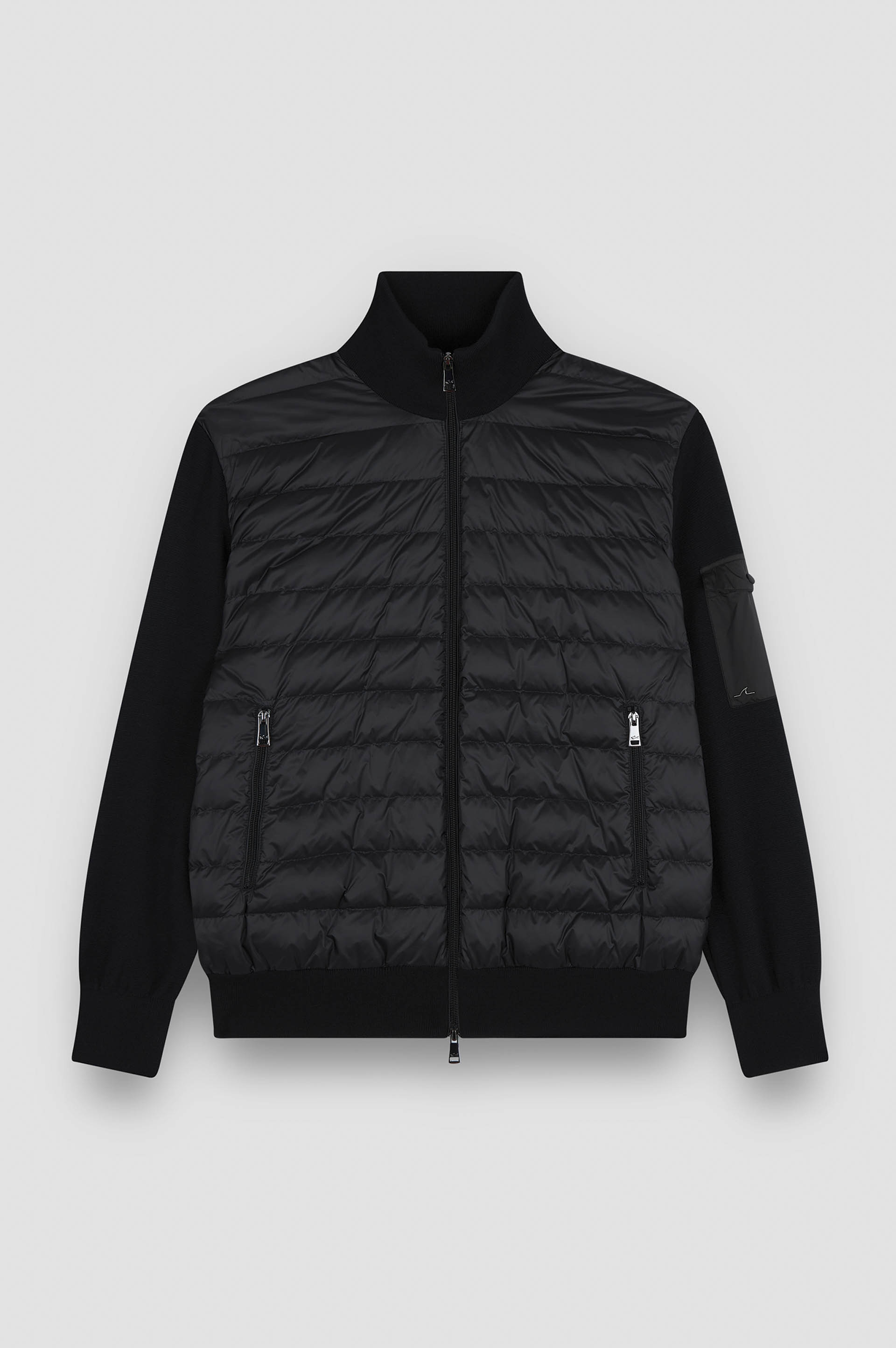 Ultralight hybrid zip-up sweater in Tech Wool image number 1 Ultralight hybrid zip-up sweater in Tech Wool image number 1