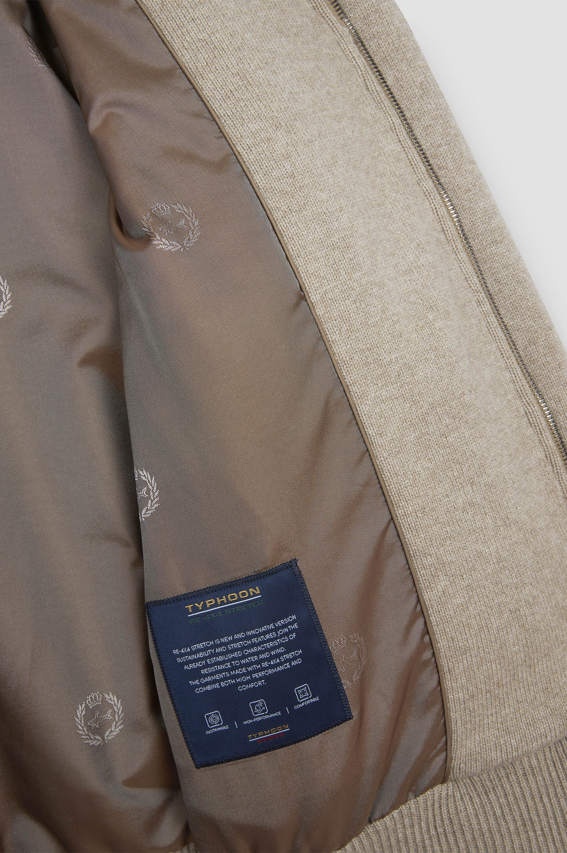 Hybrid-Jacke aus Wolle und Kaschmir mit Details aus Wildleder und Typhoon® Re-4x4 Stretch image number 8