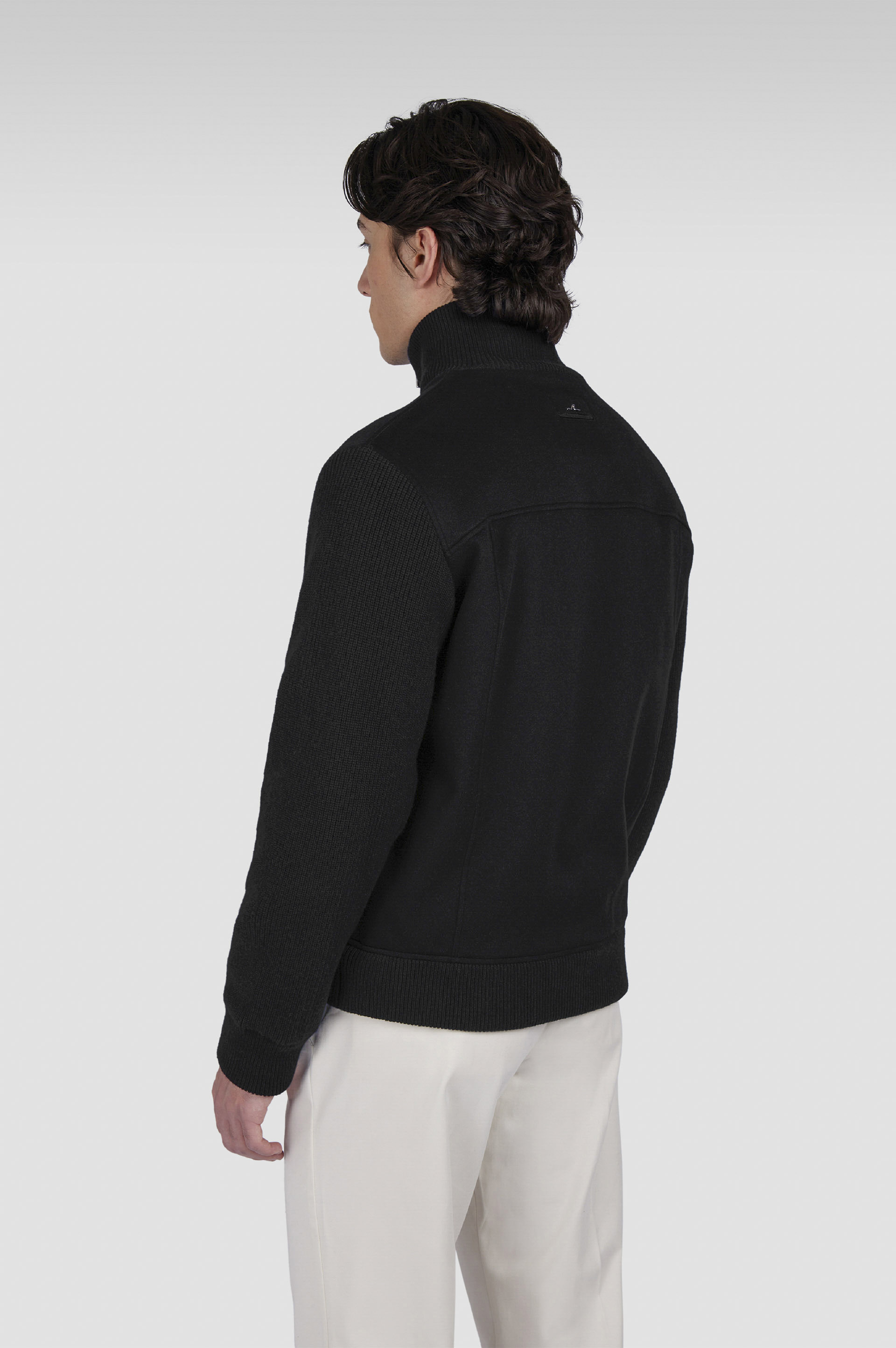 Blouson hybride Aliseo en laine et cachemire image number 3