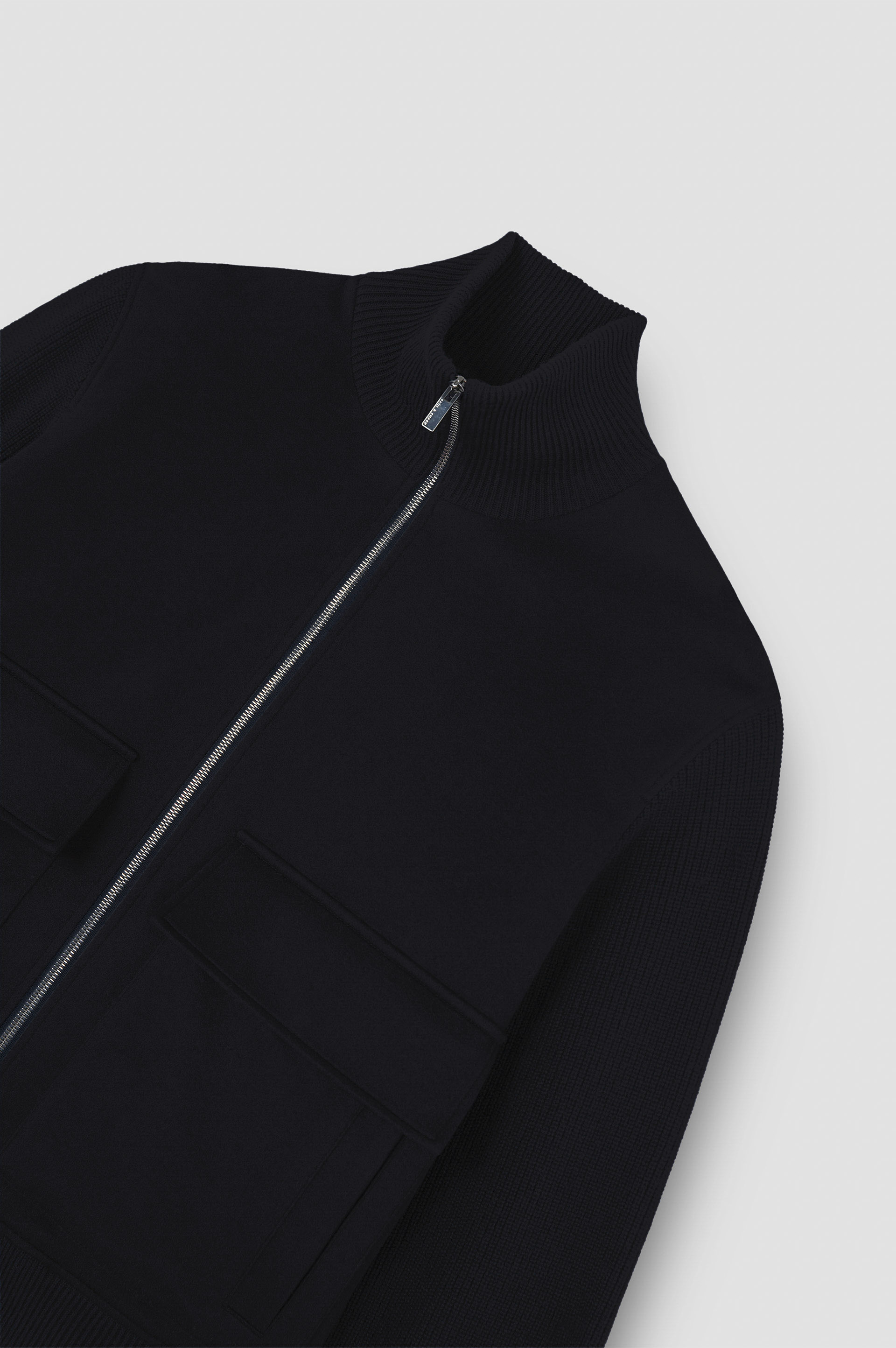 Blouson hybride Aliseo en laine et cachemire image number 6