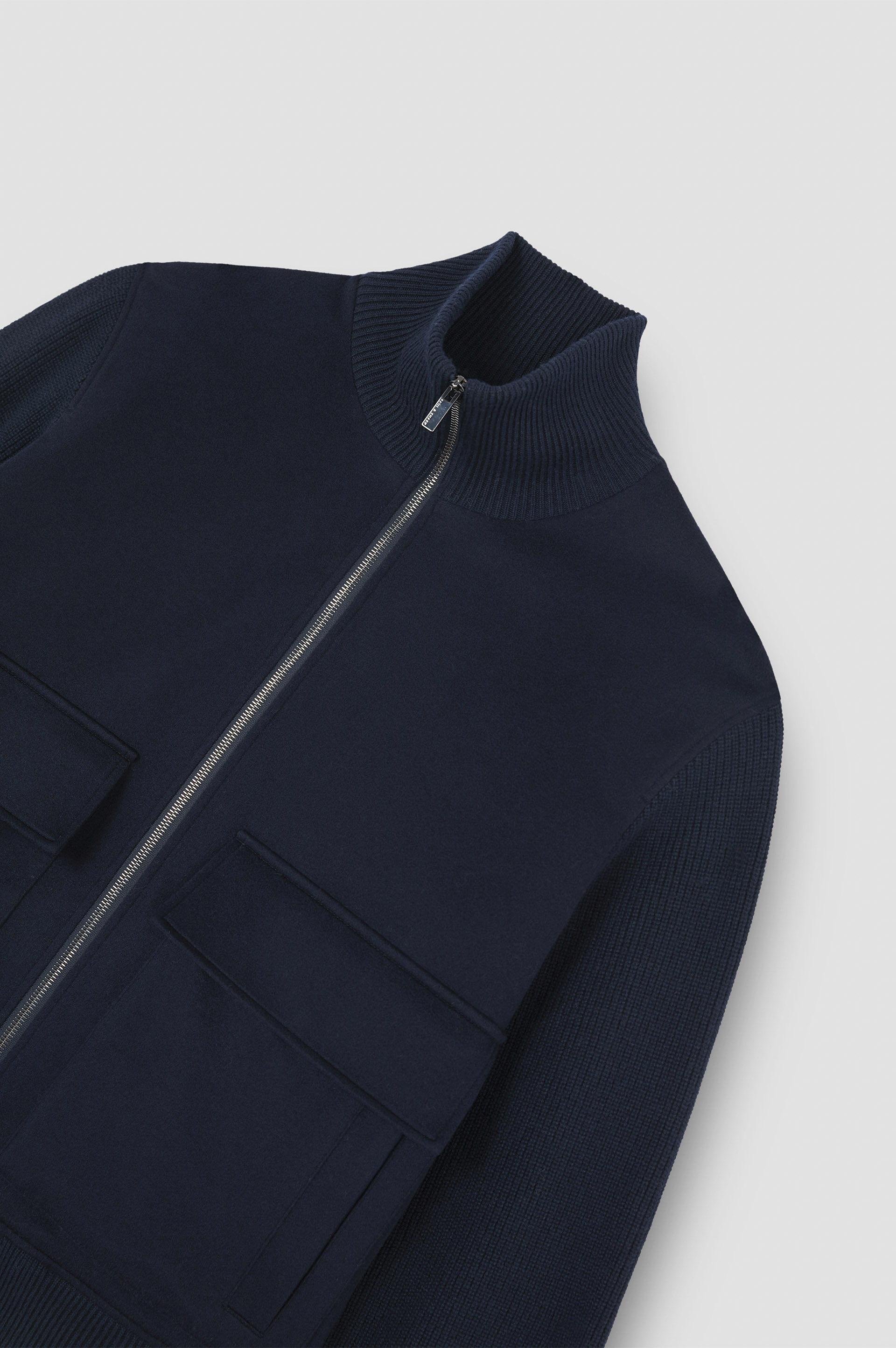 Blouson hybride Aliseo en laine et cachemire image number 6