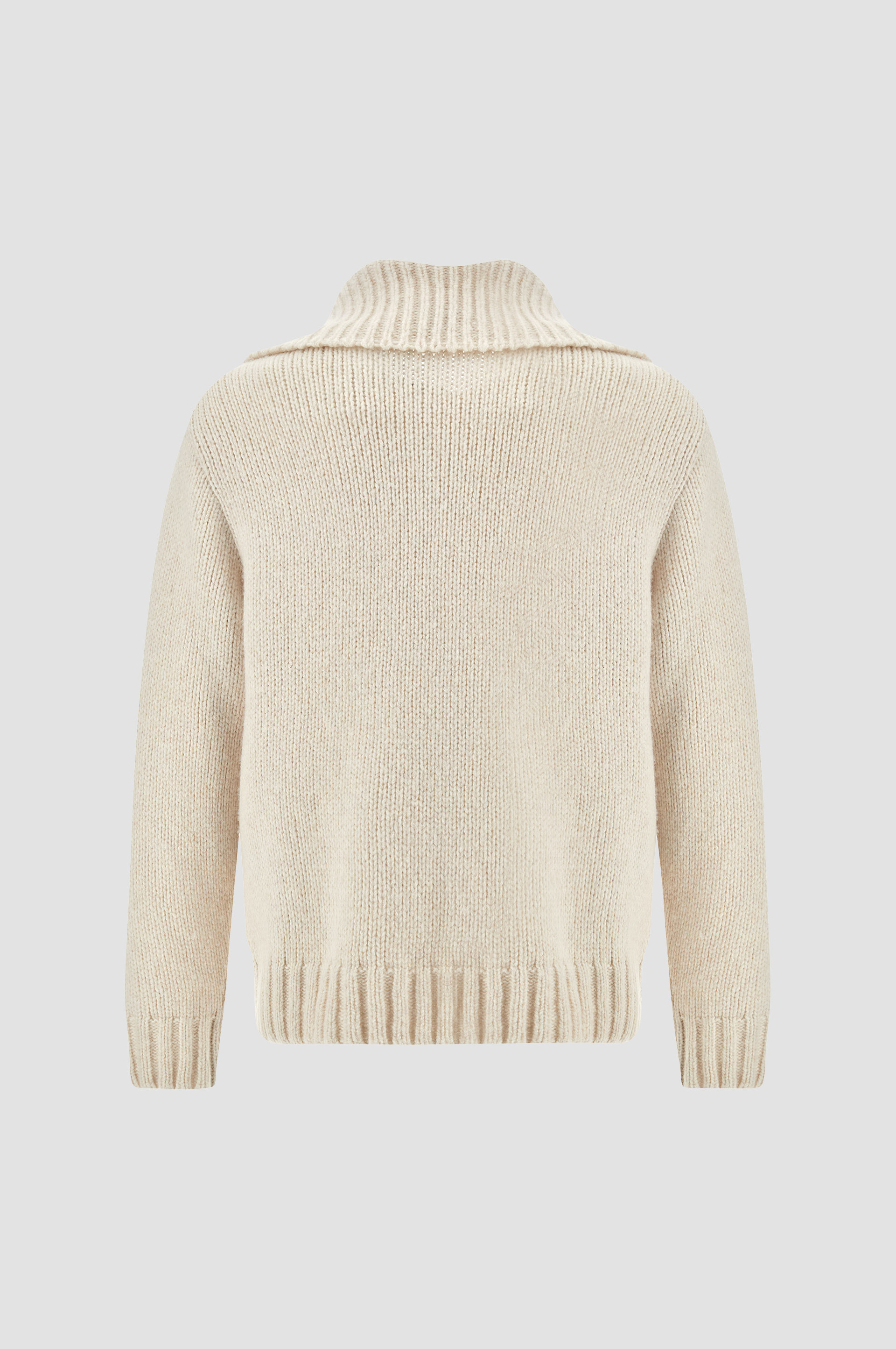 Zip-up-Pullover aus Wolle image number 3