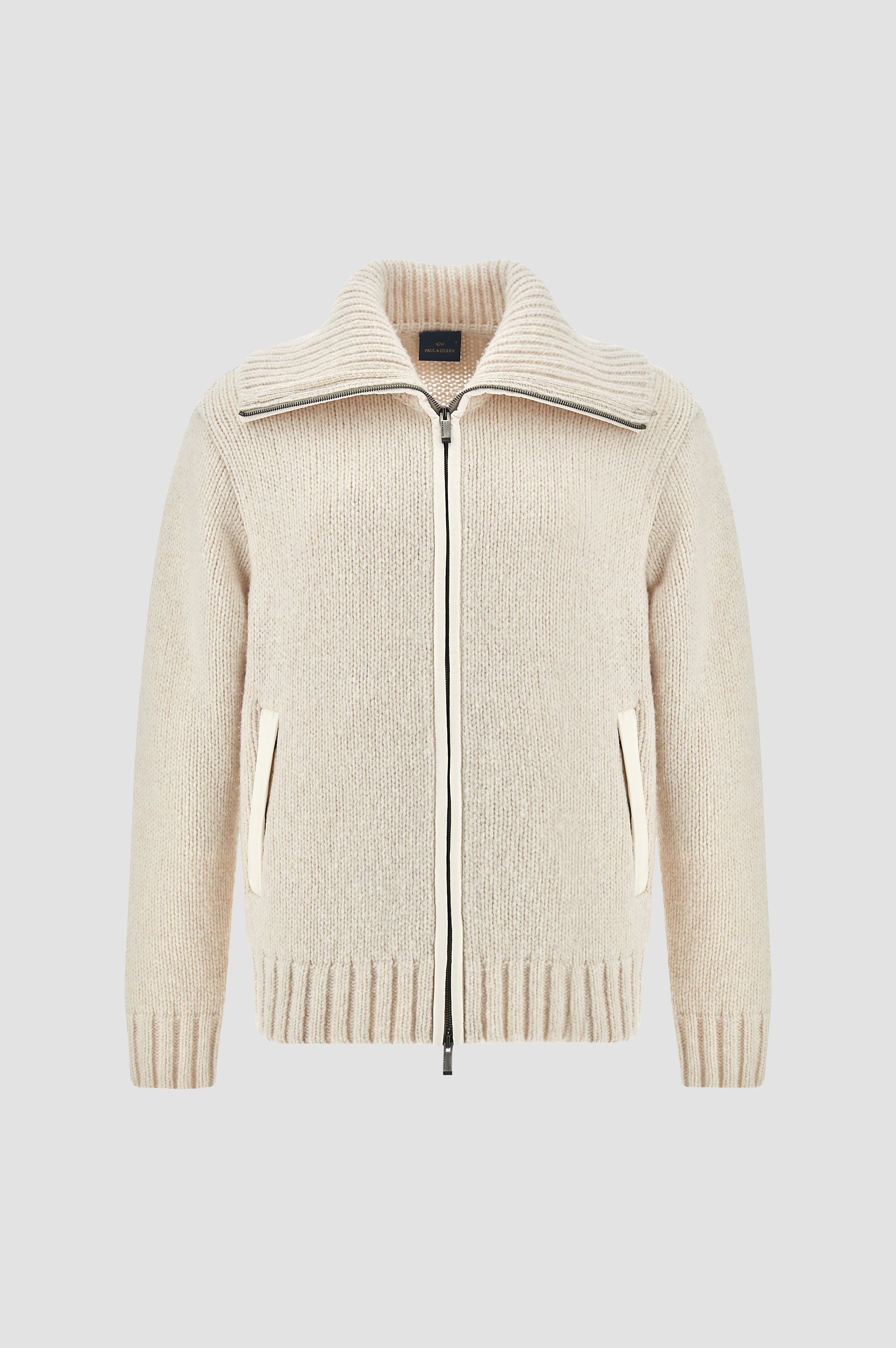 Zip-up-Pullover aus Wolle image number 0