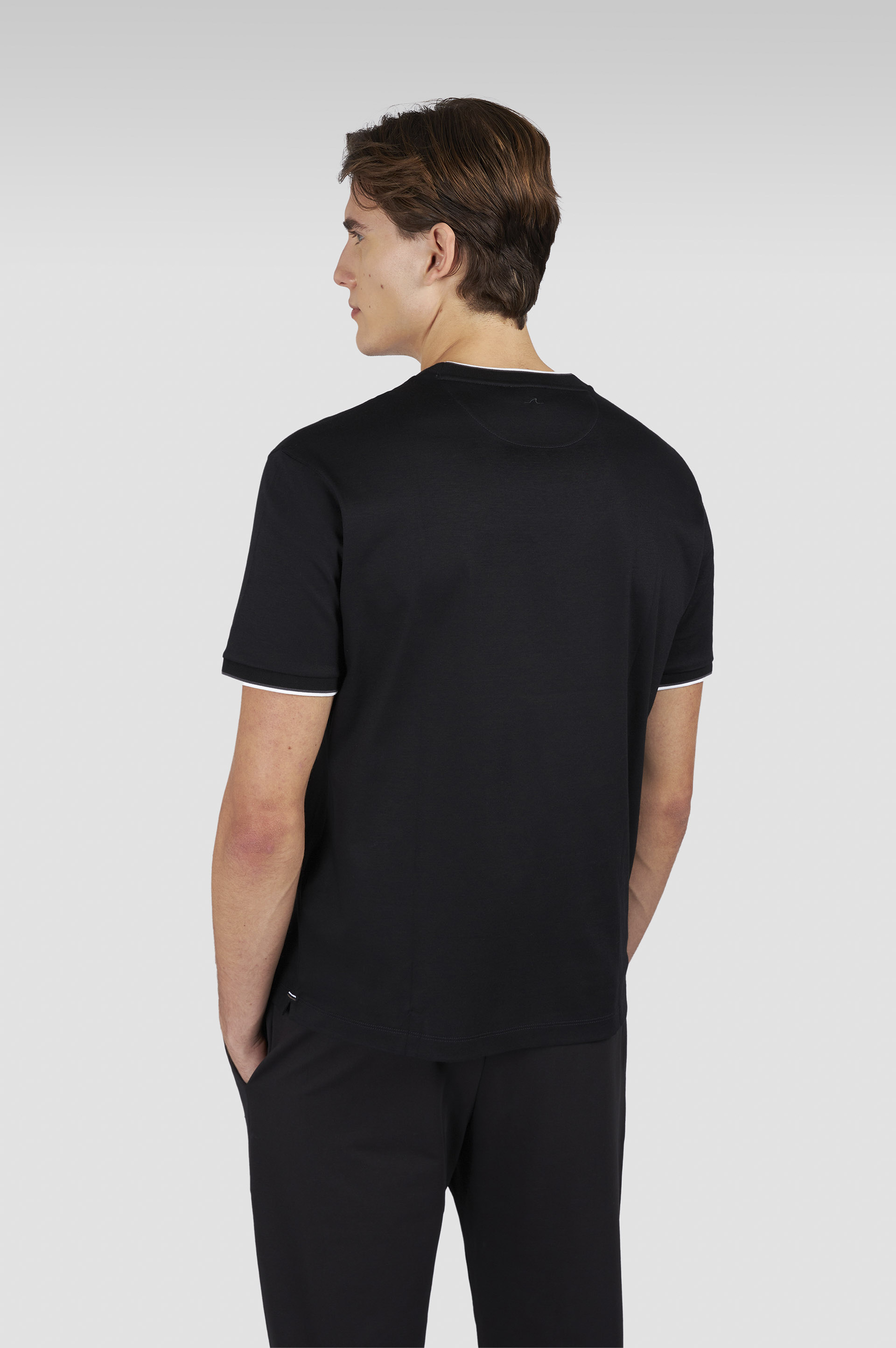 X-Soft Interlock cotton T-shirt with contrast trims image number 3