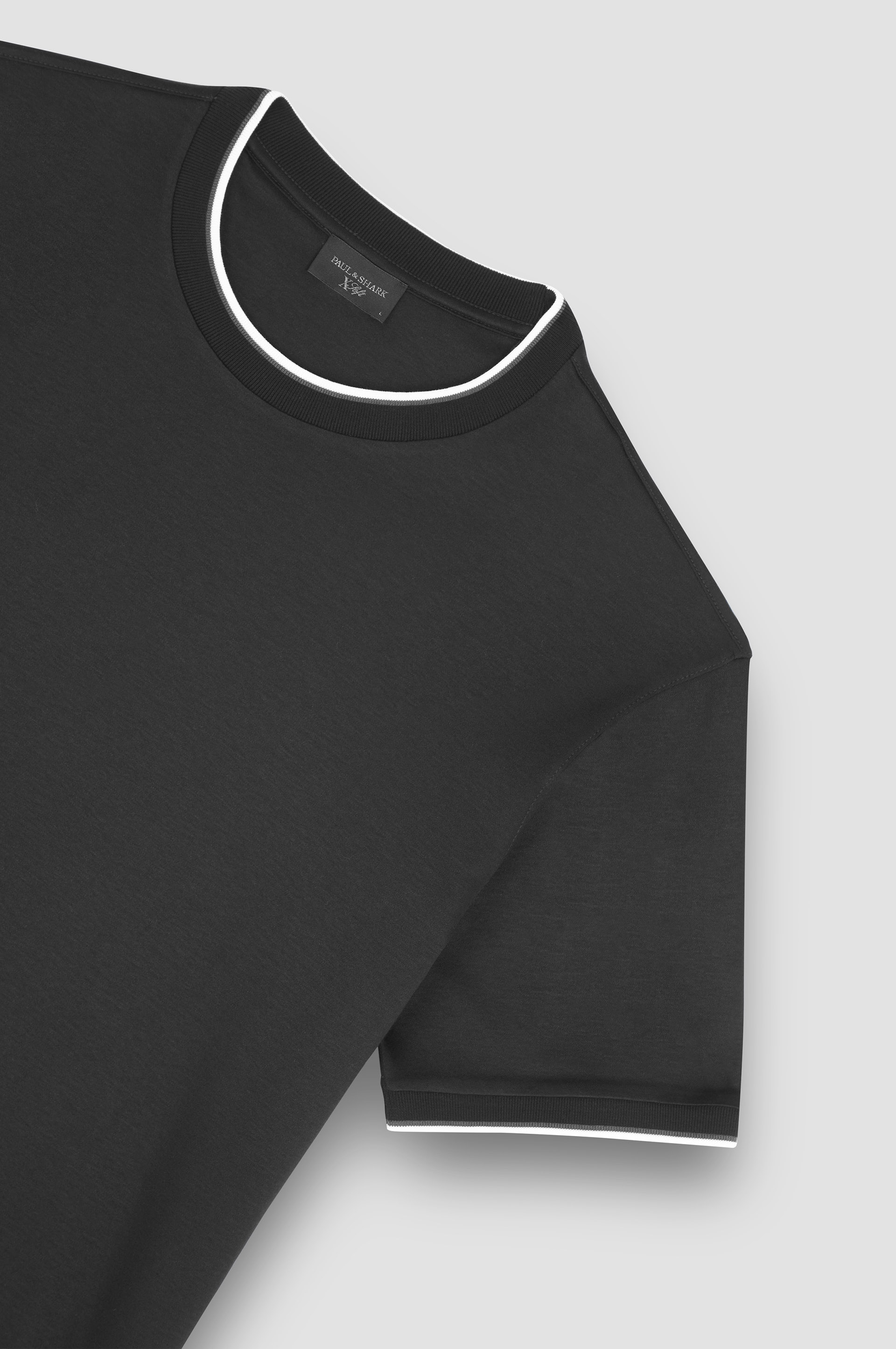 X-Soft Interlock cotton T-shirt with contrast trims image number 5