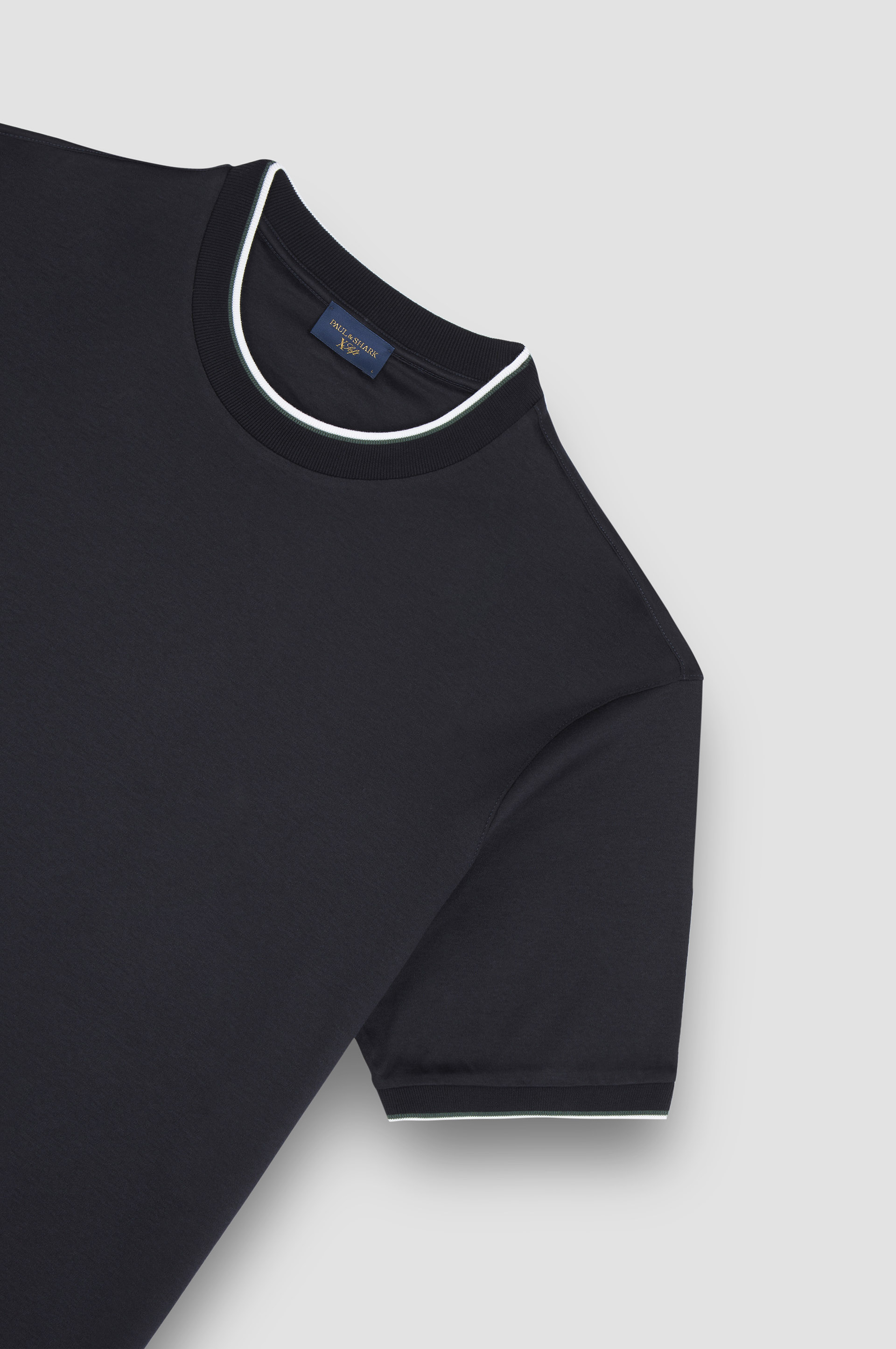 Cami seta X-Soft de algodón Interlock con perfiles a contraste image number 5