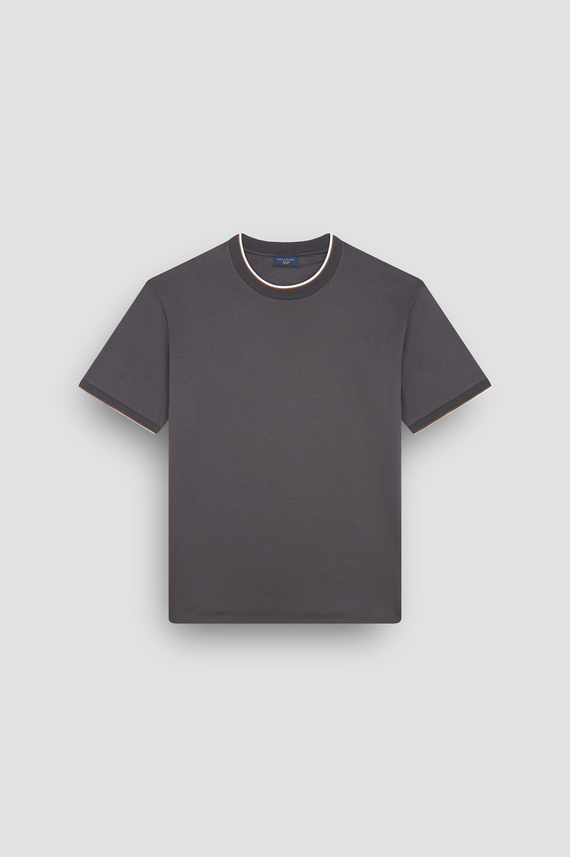 X-Soft Interlock cotton T-shirt with contrast trims image number 1 X-Soft Interlock cotton T-shirt with contrast trims image number 1