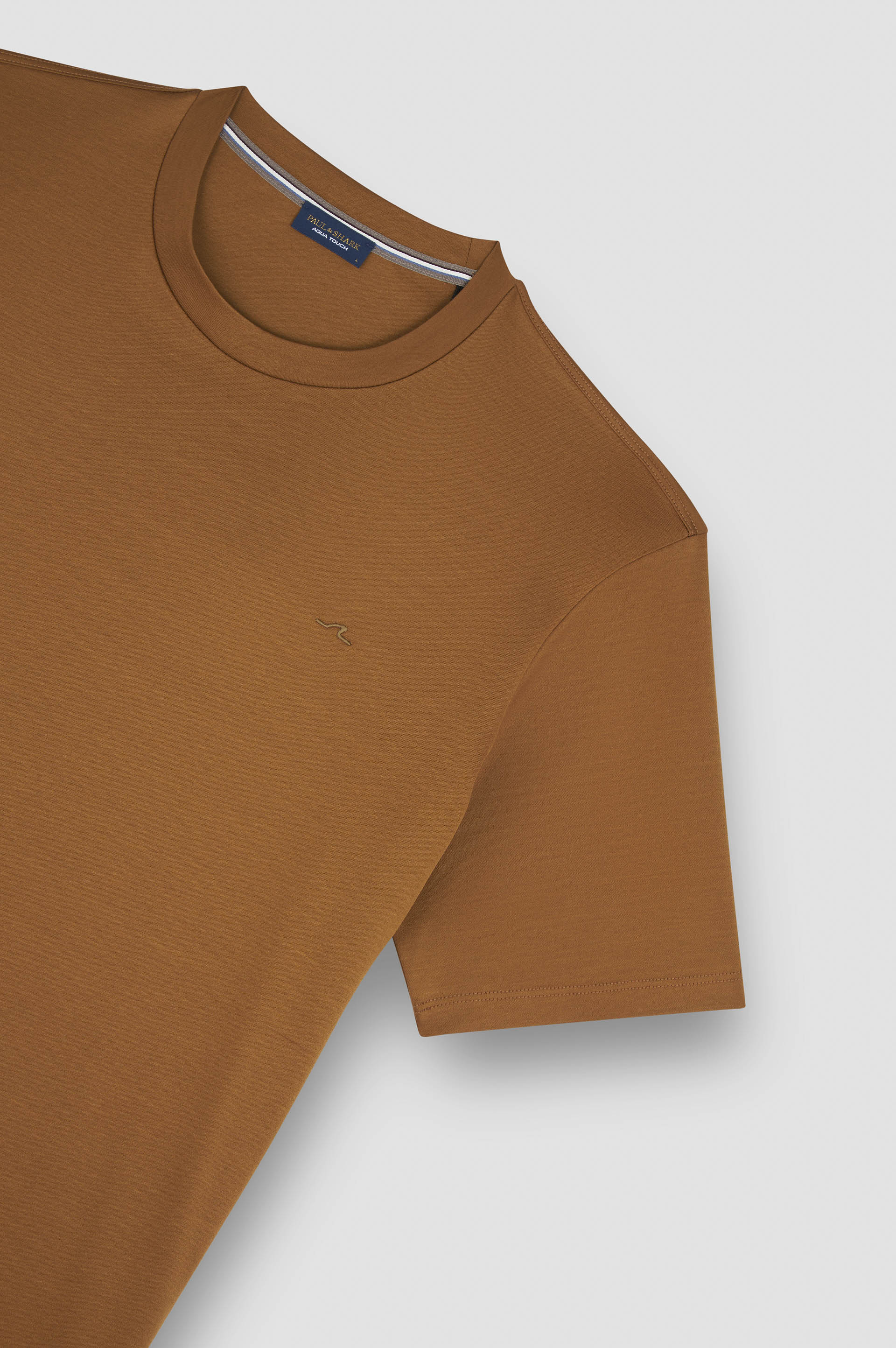 Aqua Touch cotton T-shirt with Shark Fin embroidery image number 5