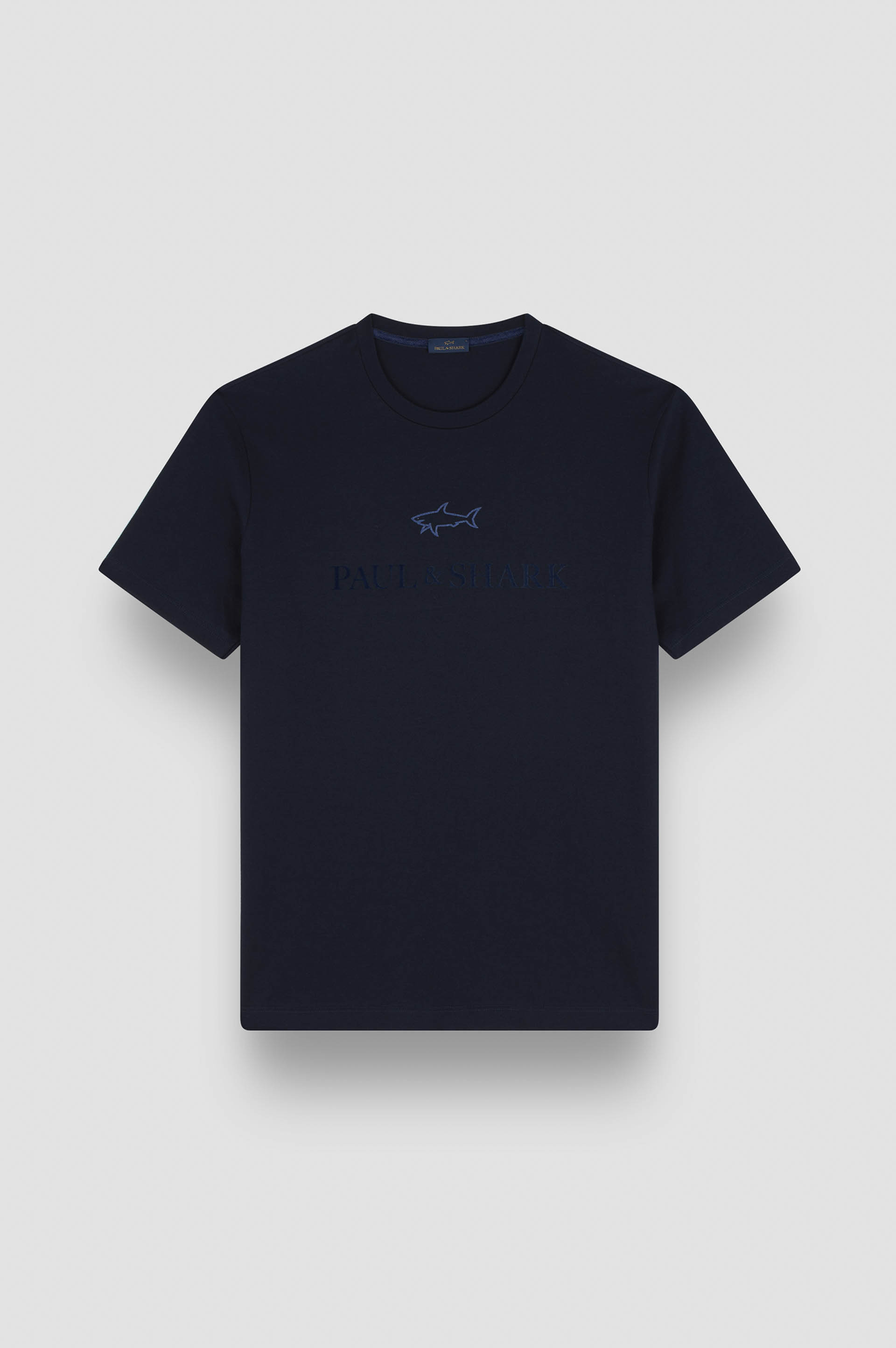 Cotton jersey T-shirt with logo print | Paul & Shark