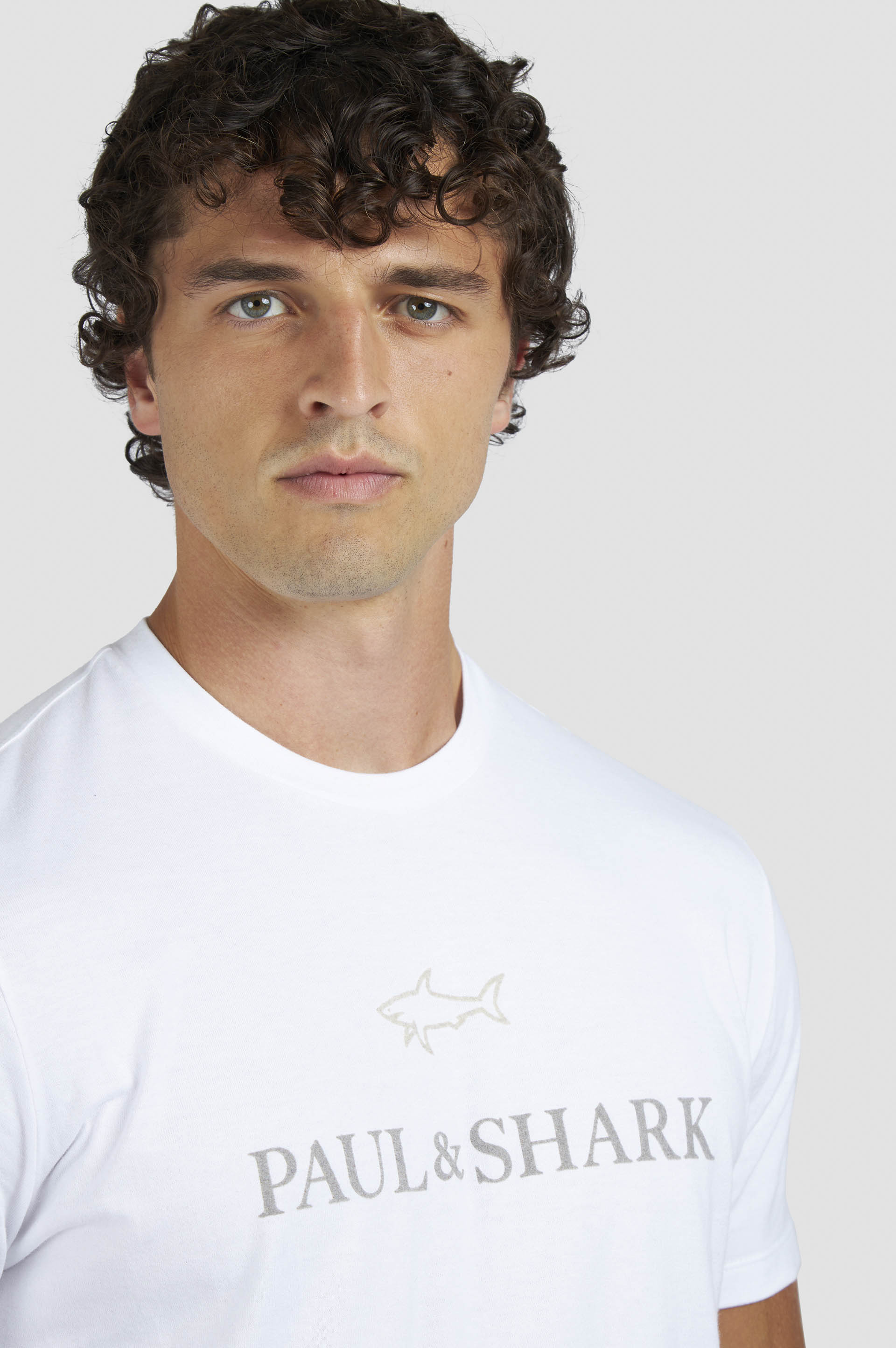 Cotton jersey T-shirt with logo print image number 4 Cotton jersey T-shirt with logo print image number 4