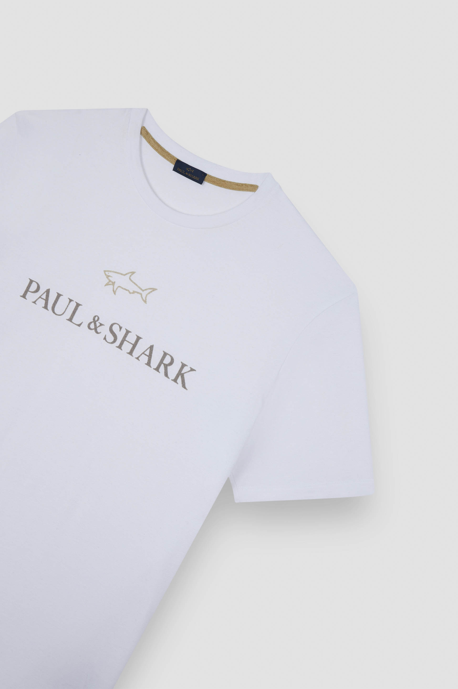 Cotton jersey T-shirt with logo print image number 5 Cotton jersey T-shirt with logo print image number 5
