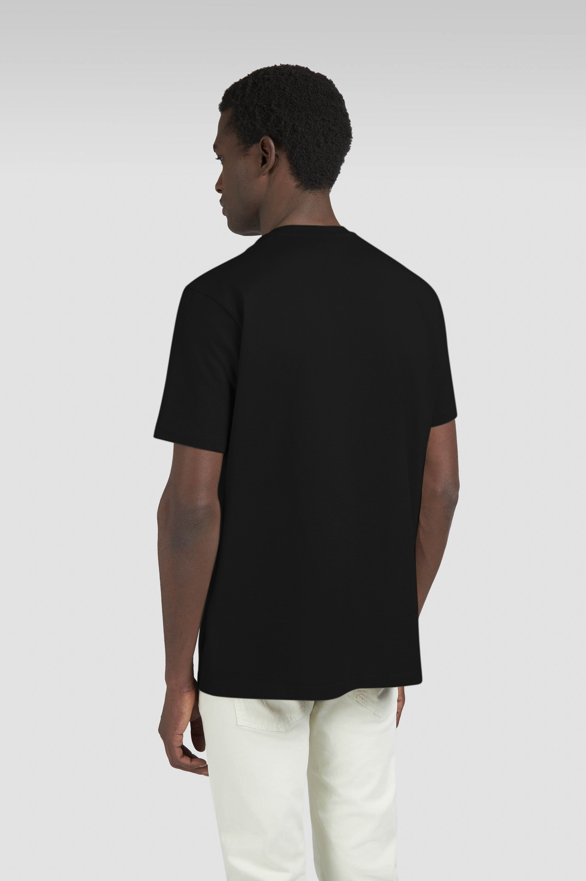 Футболка из хлопкового джерси с вышивкой логотипа image number 3 Футболка из хлопкового джерси с вышивкой логотипа image number 3