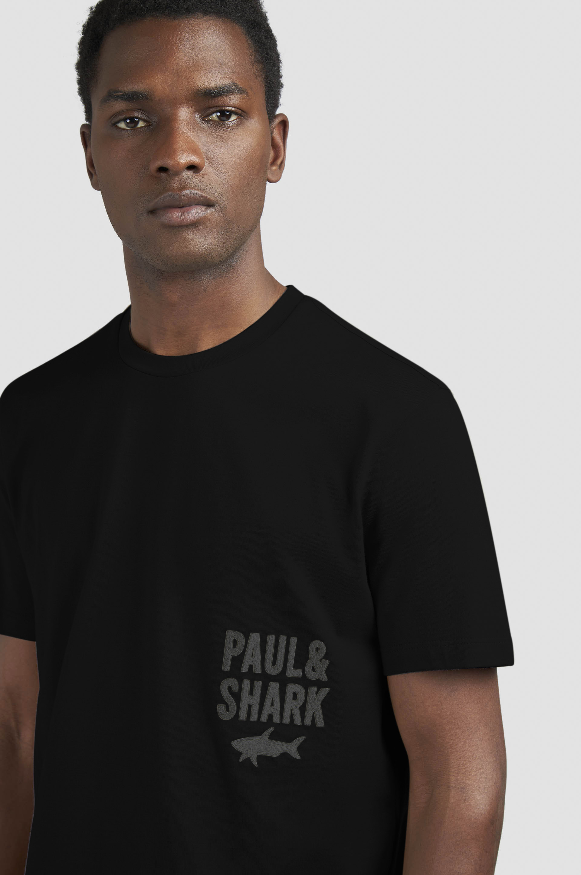 Футболка из хлопкового джерси с вышивкой логотипа image number 4 Футболка из хлопкового джерси с вышивкой логотипа image number 4