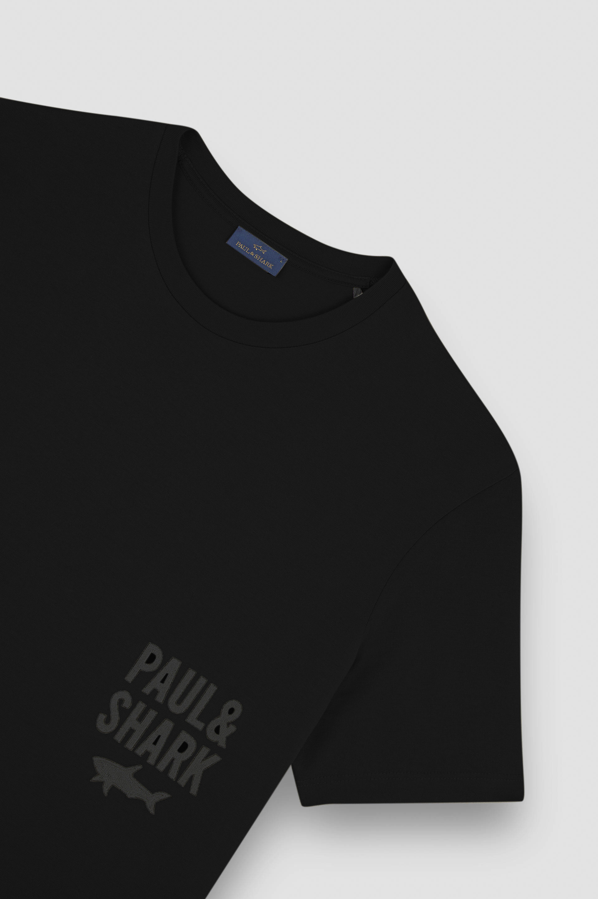 Футболка из хлопкового джерси с вышивкой логотипа image number 5 Футболка из хлопкового джерси с вышивкой логотипа image number 5