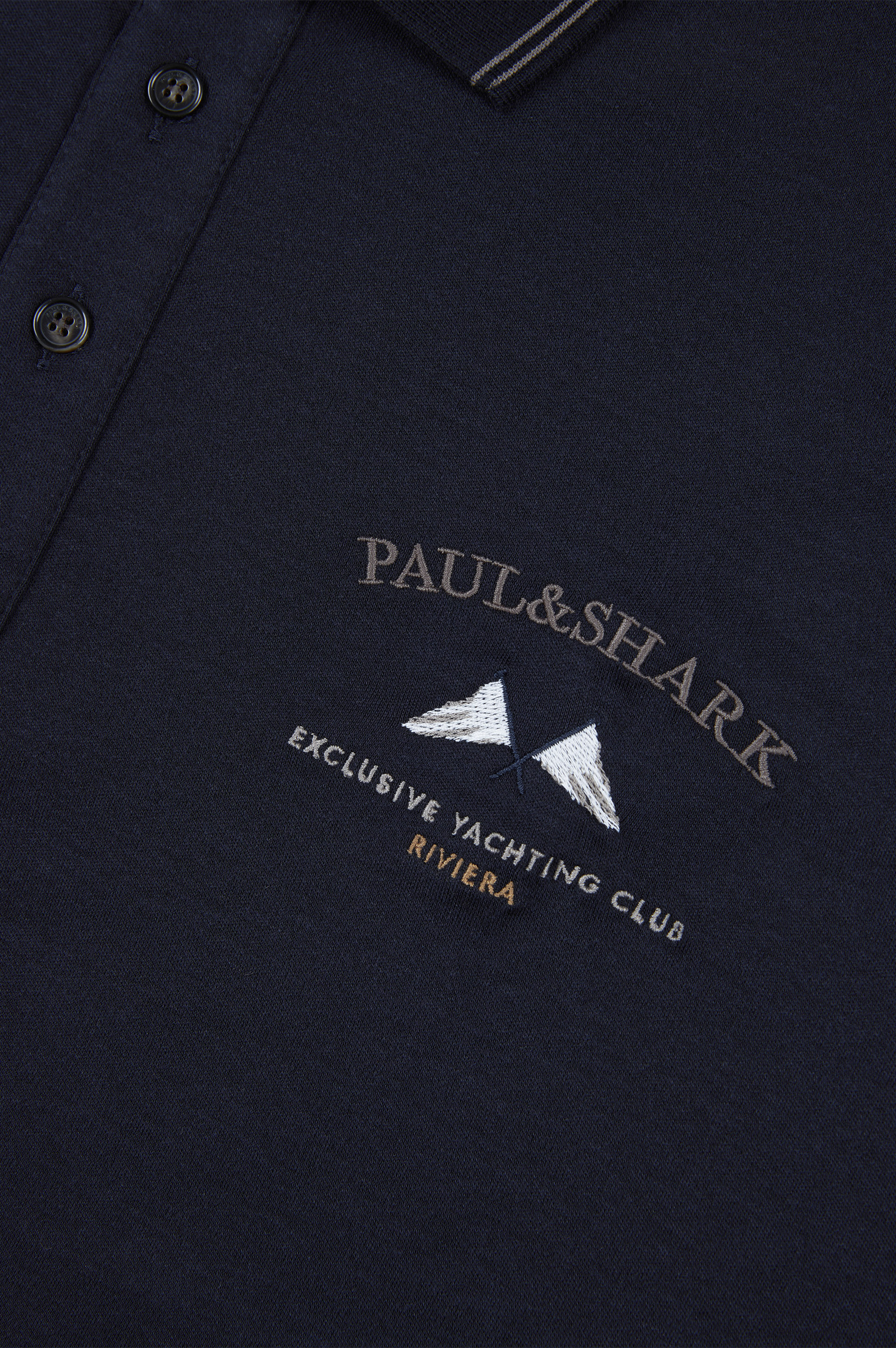 X-Soft Interlock cotton polo shirt with embroidery image number 6 X-Soft Interlock cotton polo shirt with embroidery image number 6