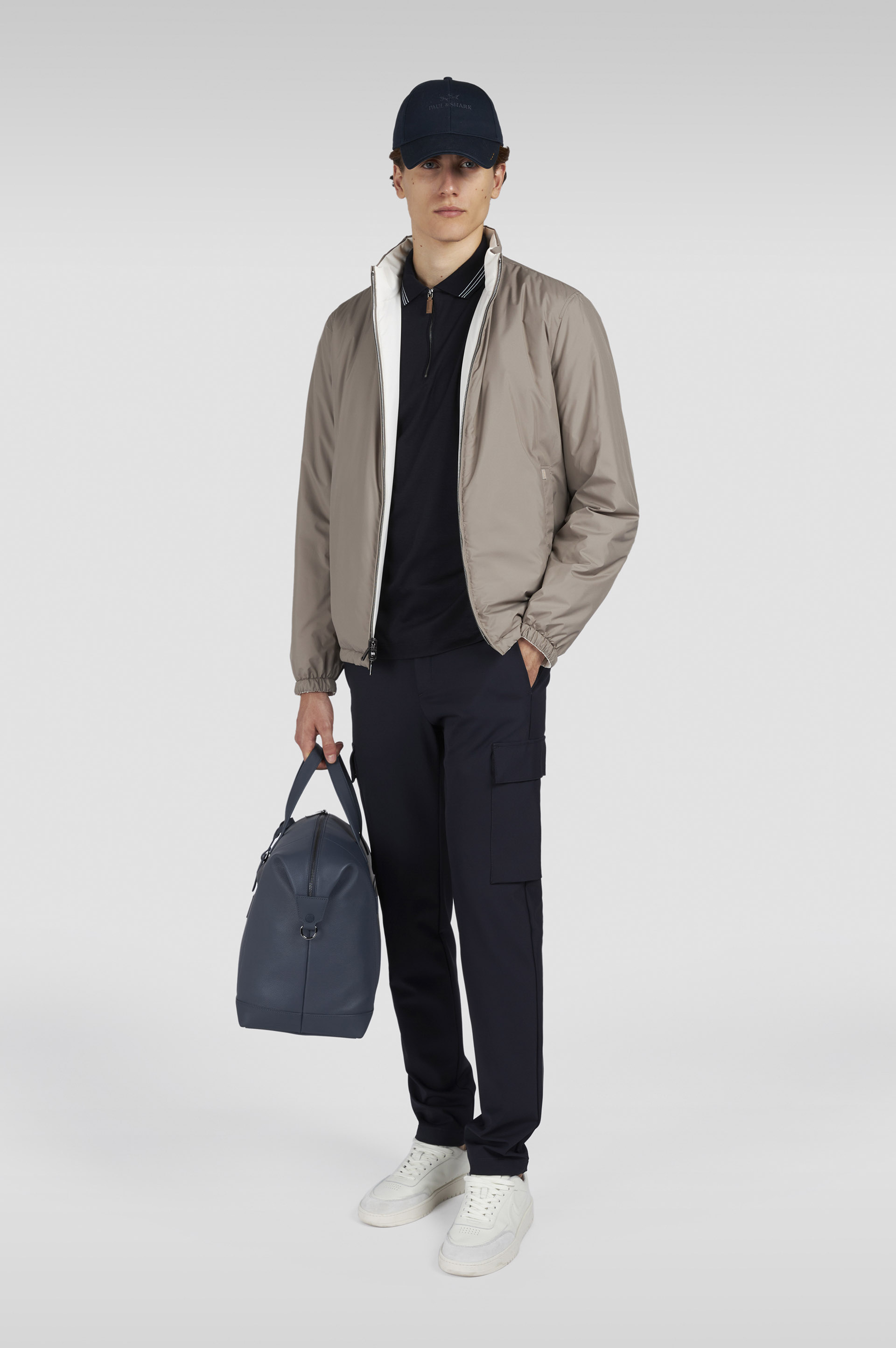 Polo X-Soft in cotone Interlock con profili a righe image number 2 Polo X-Soft in cotone Interlock con profili a righe image number 2