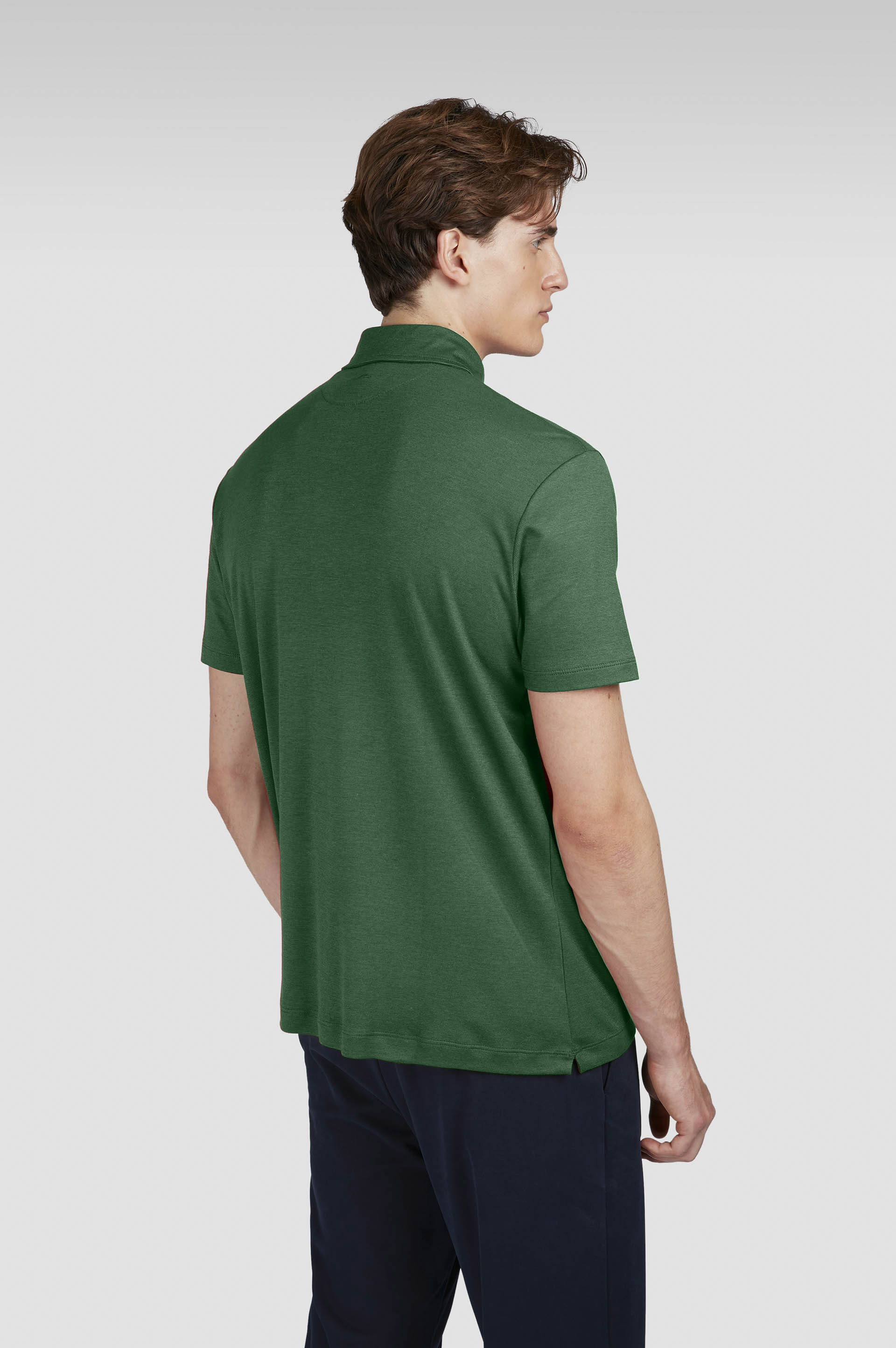 X-Soft Interlock cotton polo shirt image number 3