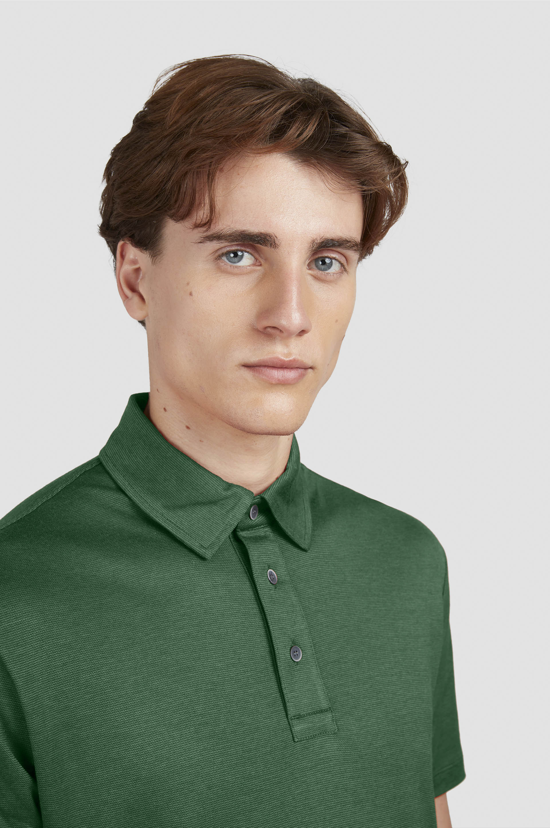 X-Soft Interlock cotton polo shirt image number 4