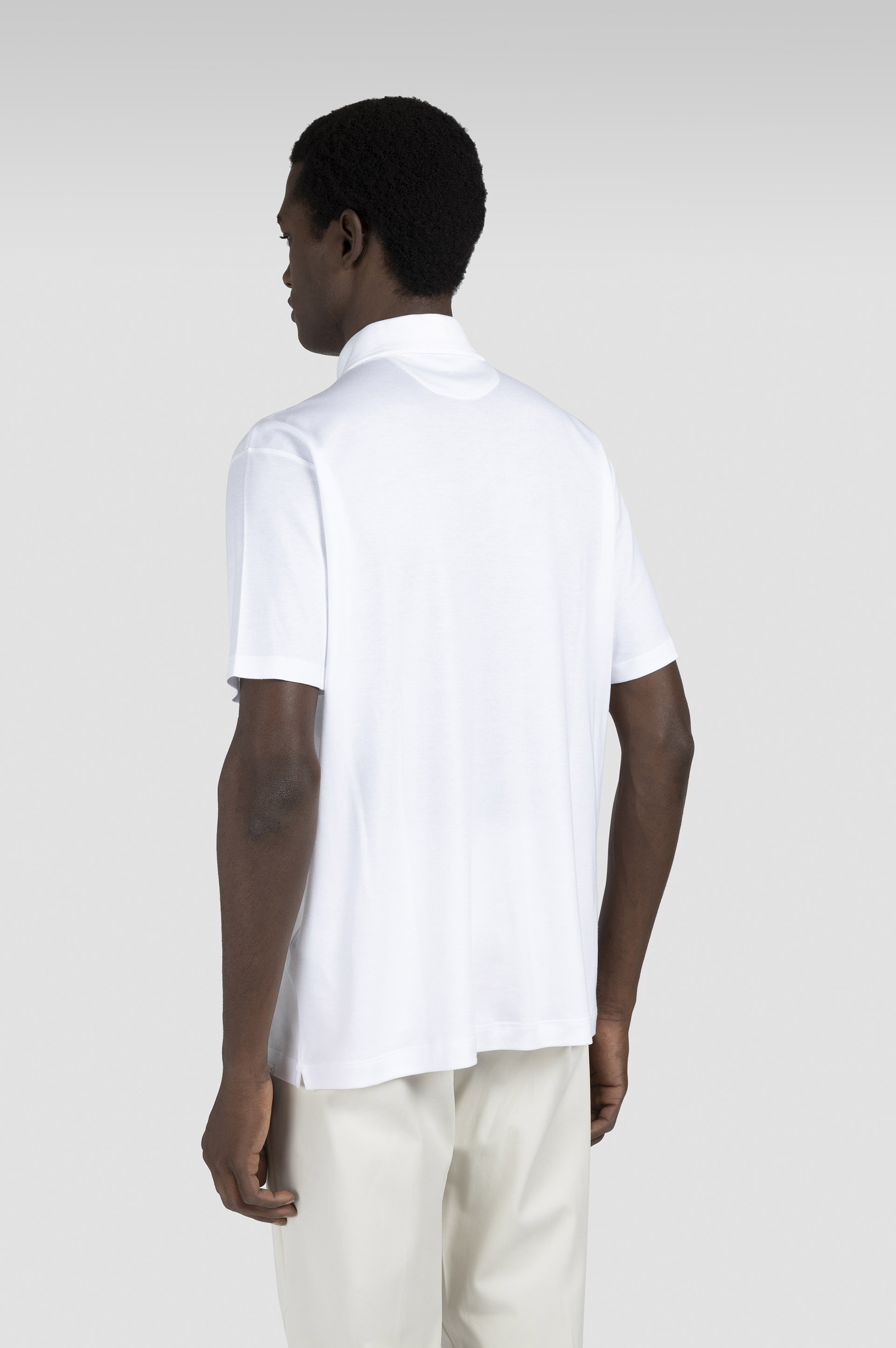 X-Soft Interlock cotton polo shirt image number 3 X-Soft Interlock cotton polo shirt image number 3