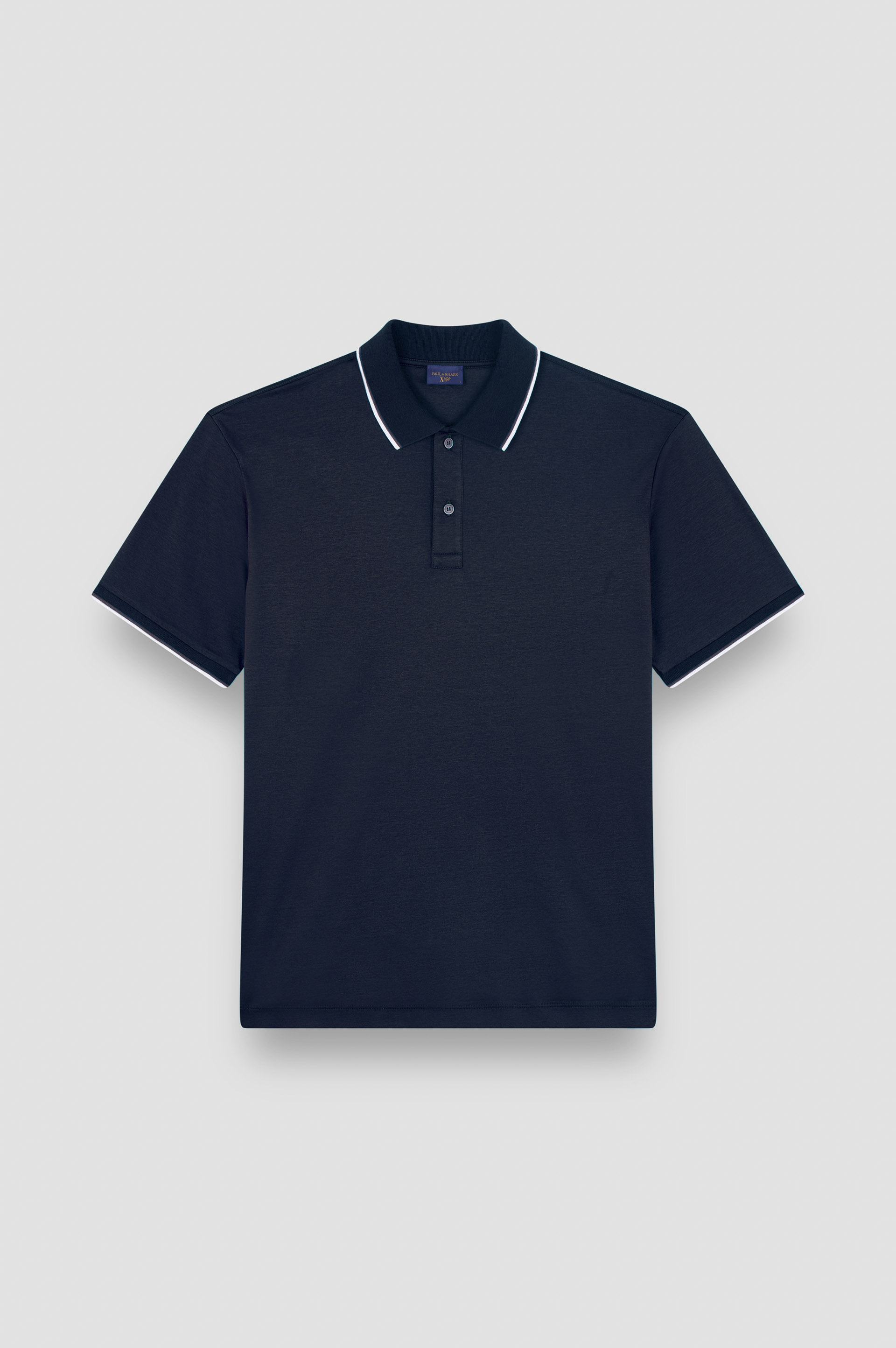 Polo X-Soft in cotone Interlock con profili a contrasto image number 1