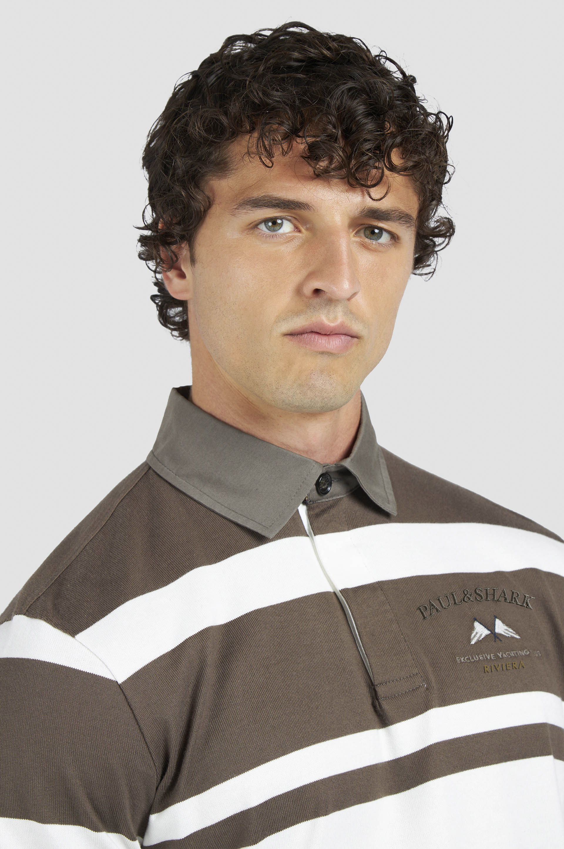 Polo rugby en jersey de coton avec broderie image number 4