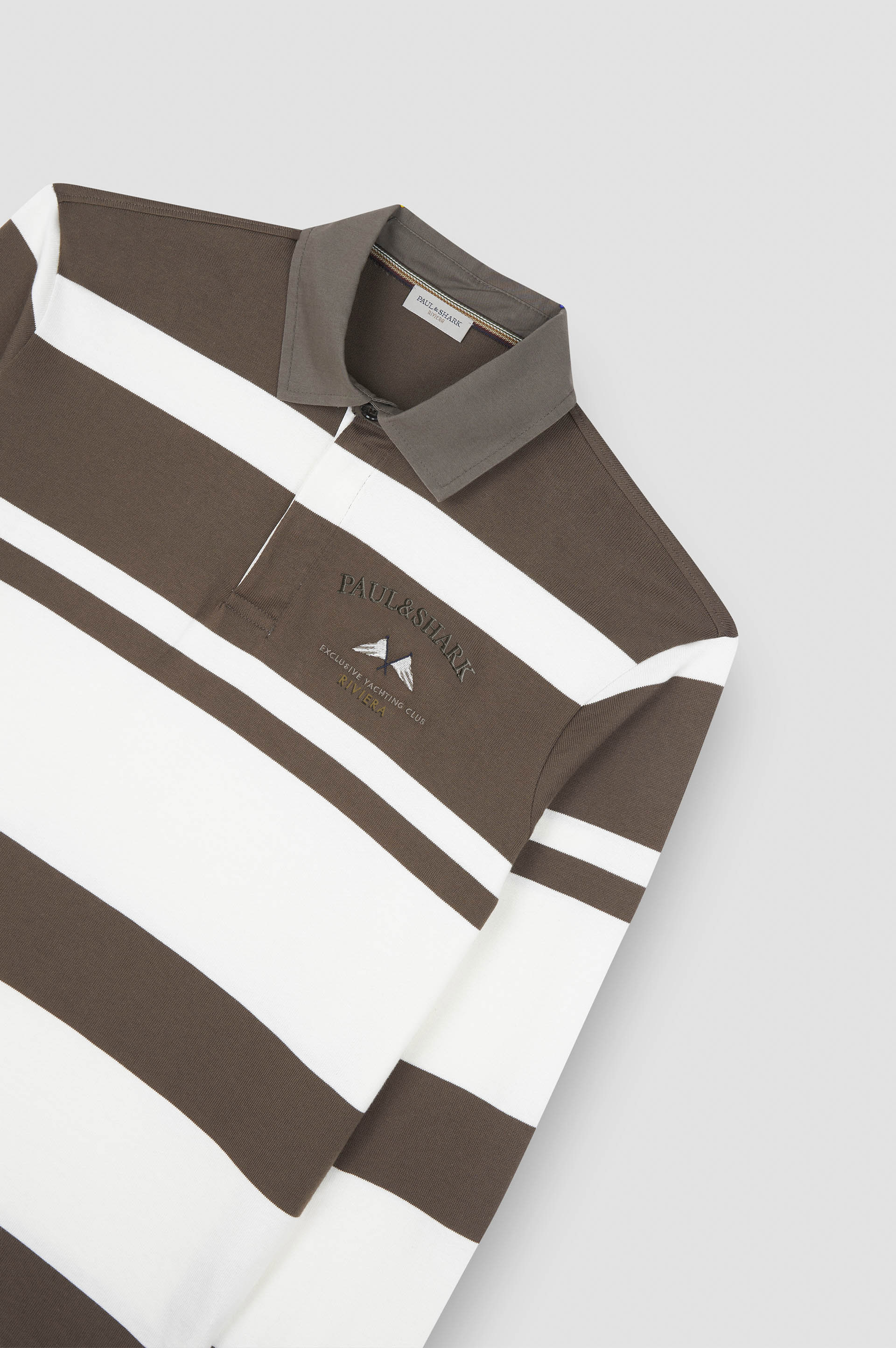 Polo rugby en jersey de coton avec broderie image number 5