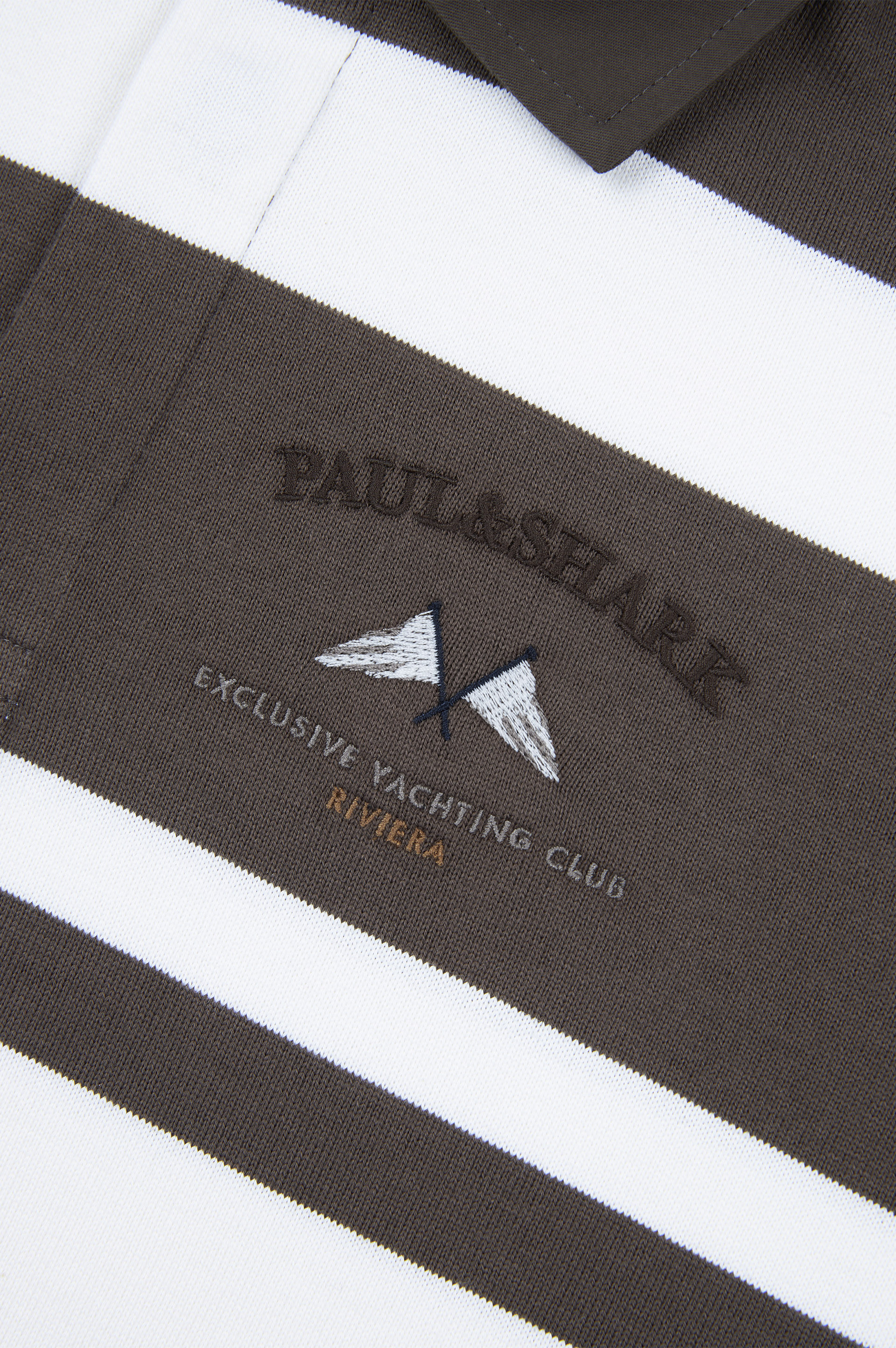 Polo rugby en jersey de coton avec broderie image number 6