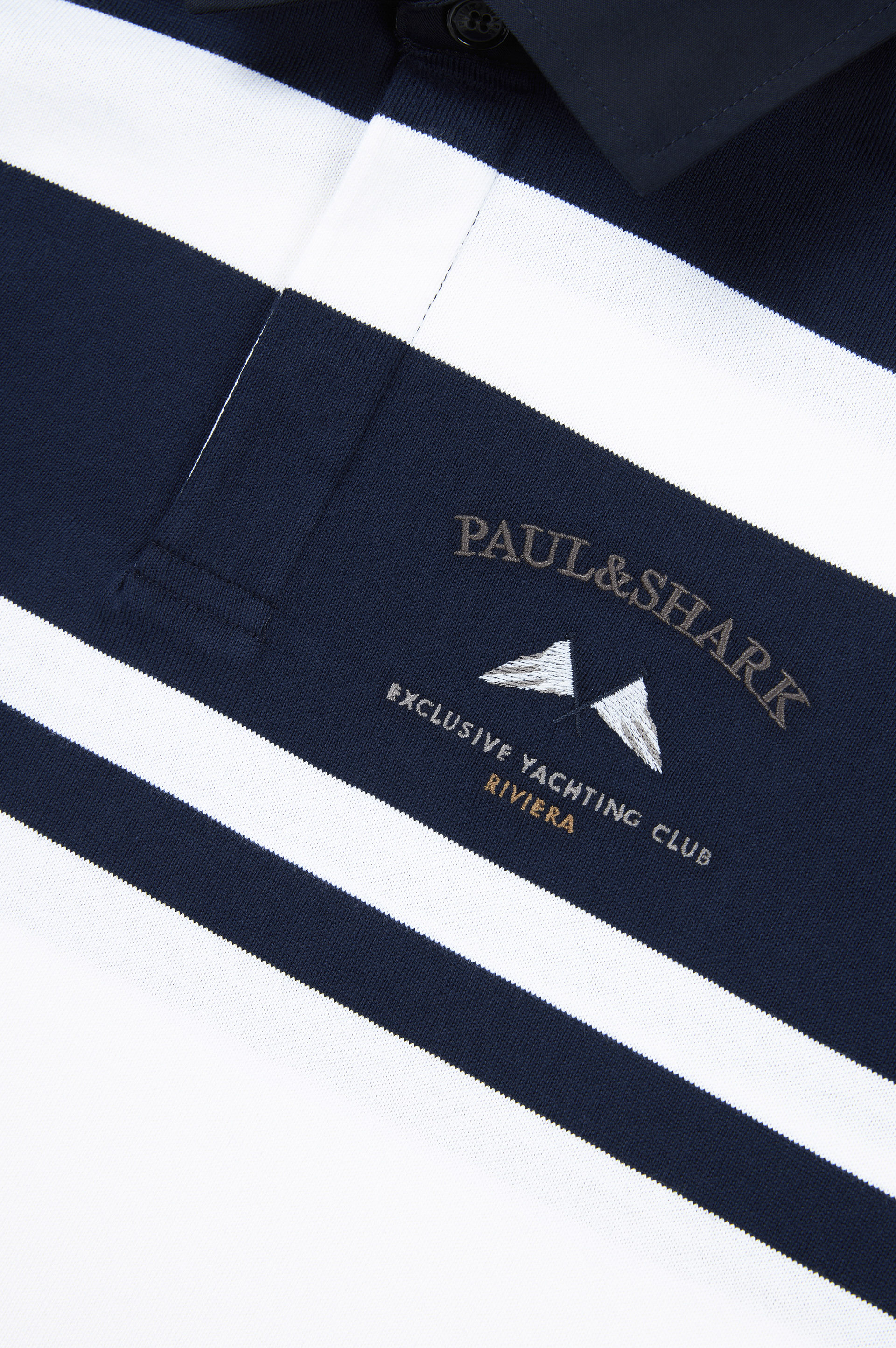 Polo rugby en jersey de coton avec broderie image number 6