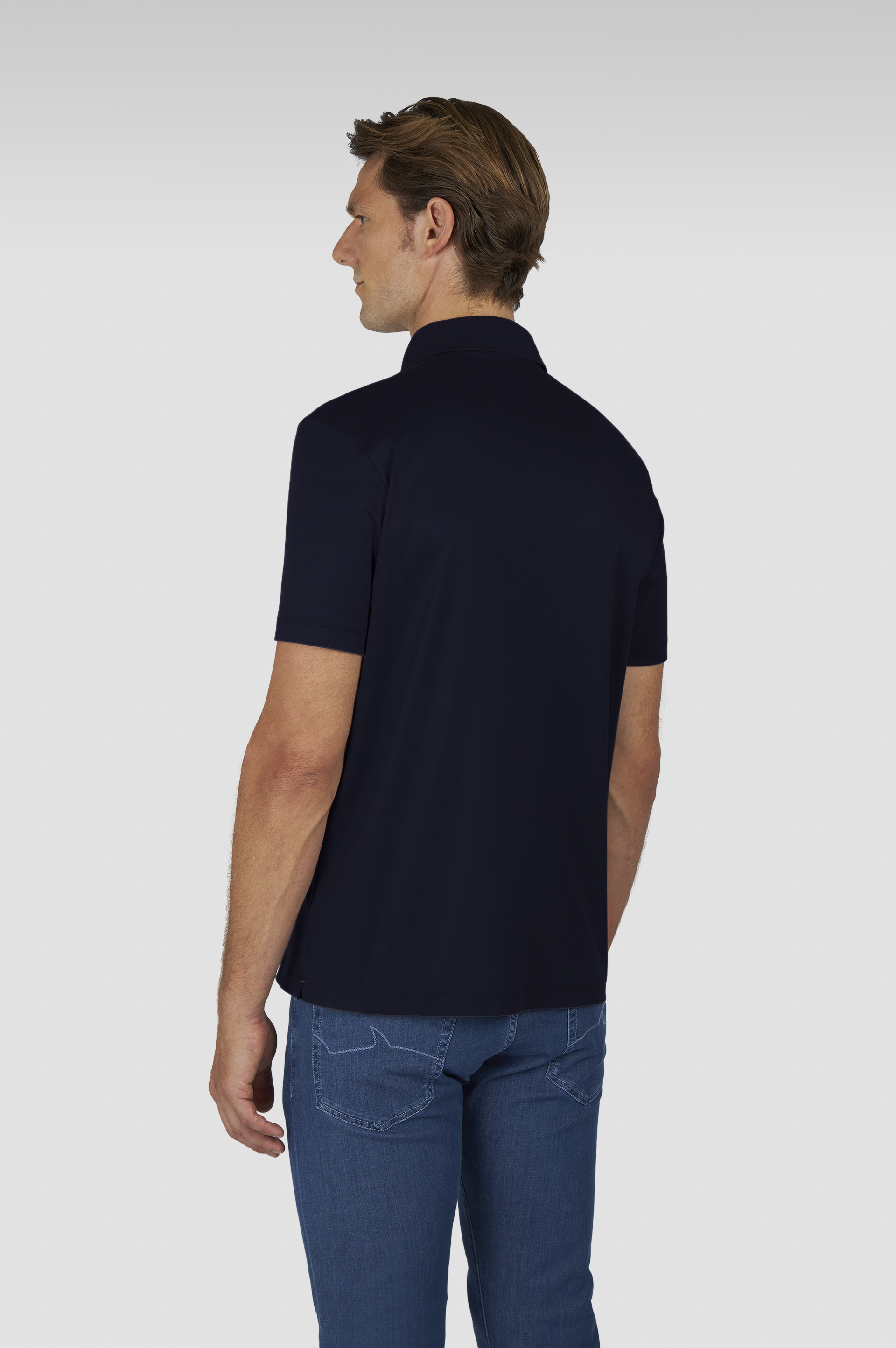 Поло с молнией из хлопка Aqua Touch image number 3