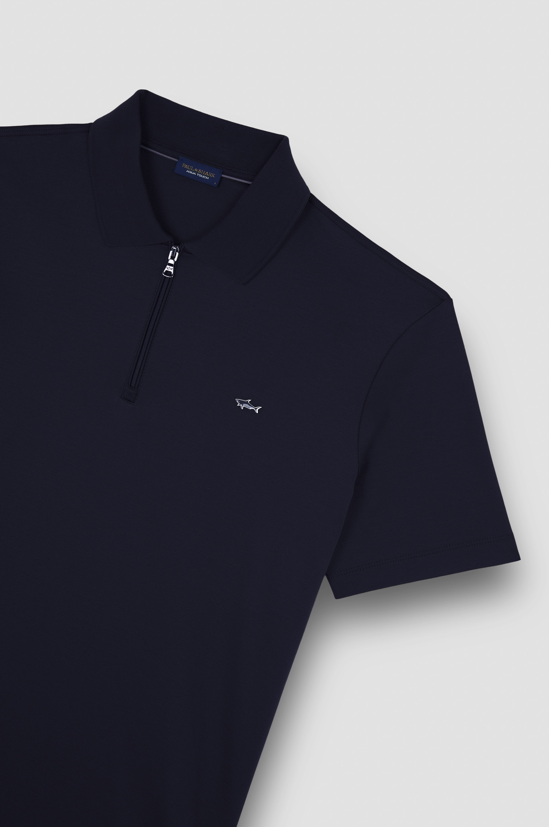 Поло с молнией из хлопка Aqua Touch image number 5