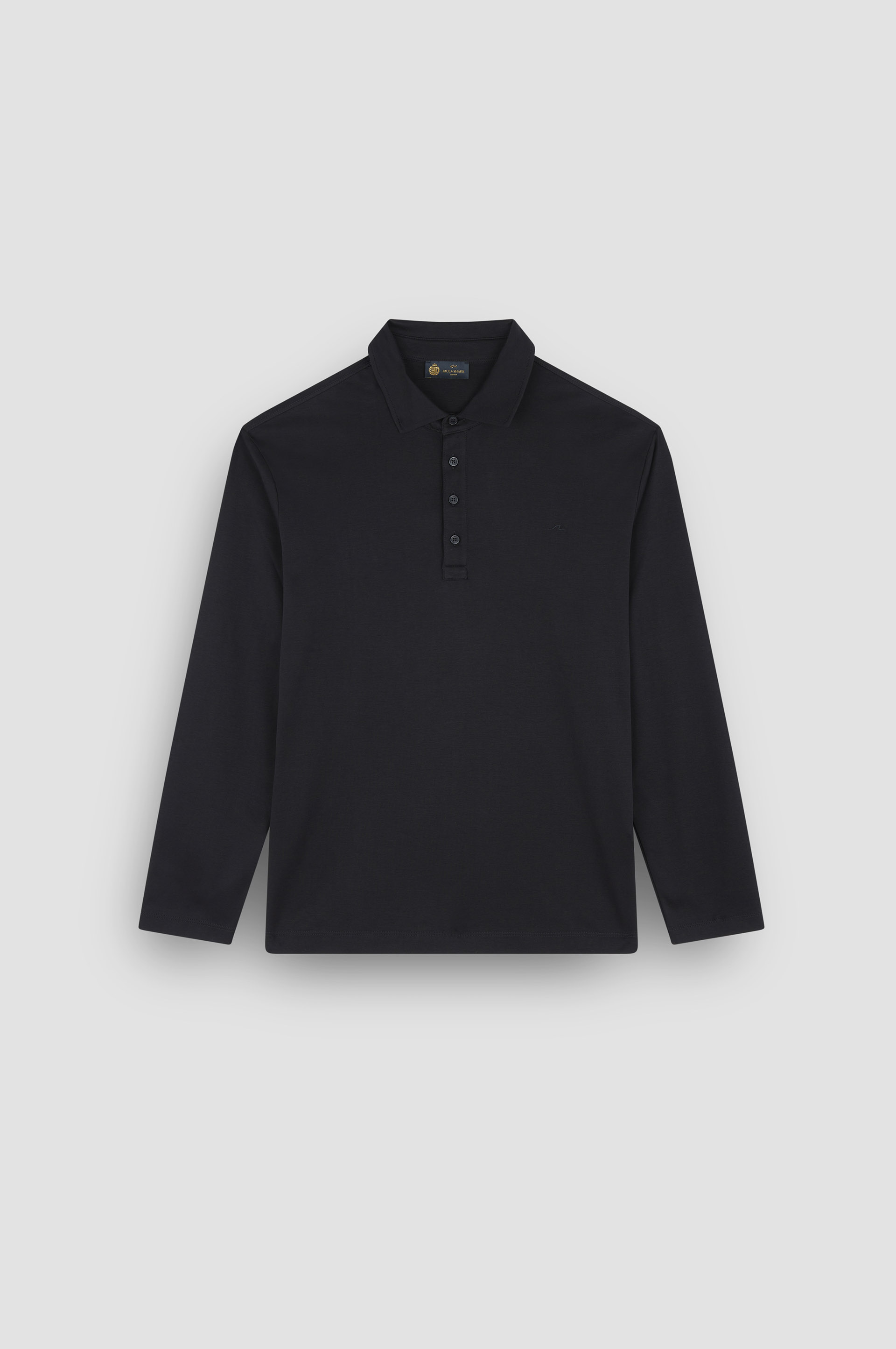 Polo en jersey de coton Supima® avec broderie Shark Fin image number 1