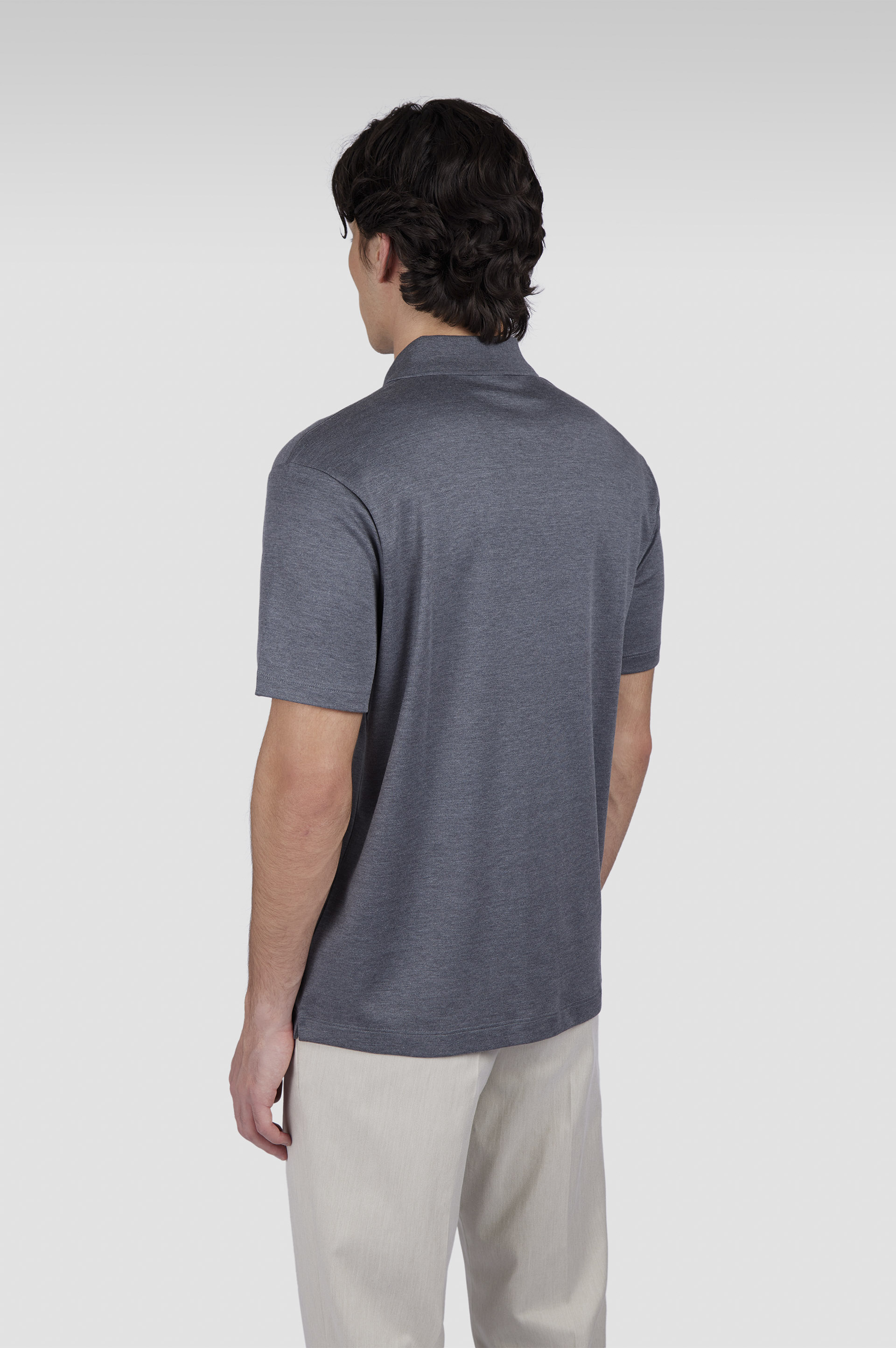 Polo en coton et soie image number 3