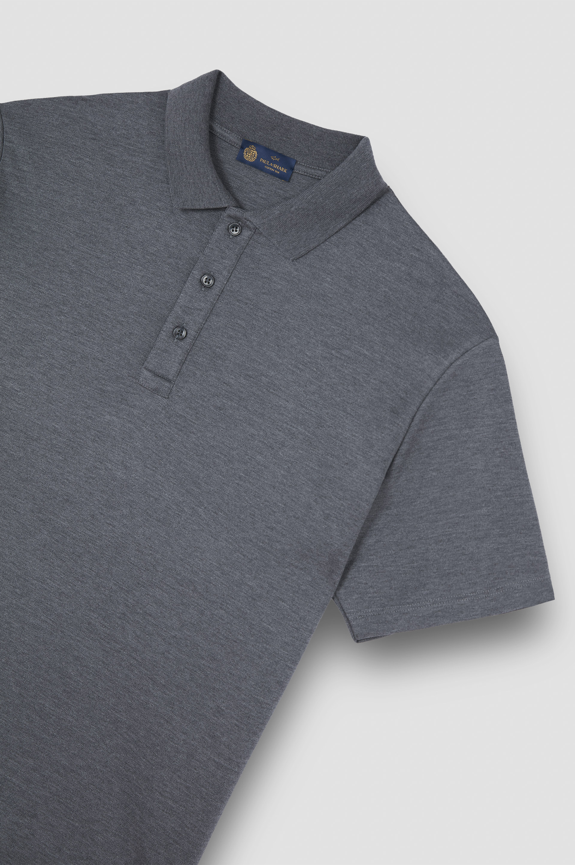 Polo en coton et soie image number 5