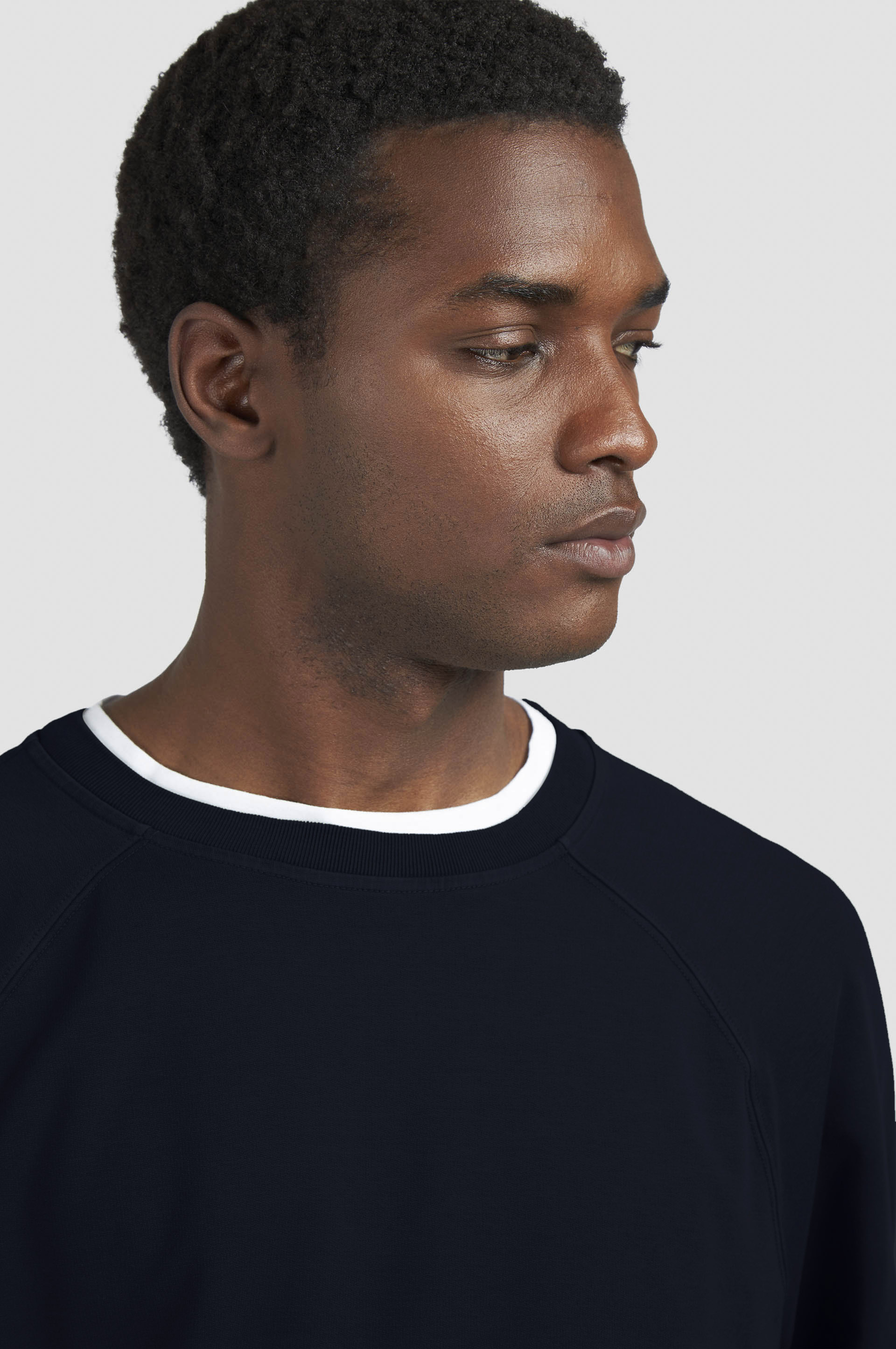 Felpa X-Soft tinto capo in cotone image number 4 Felpa X-Soft tinto capo in cotone image number 4