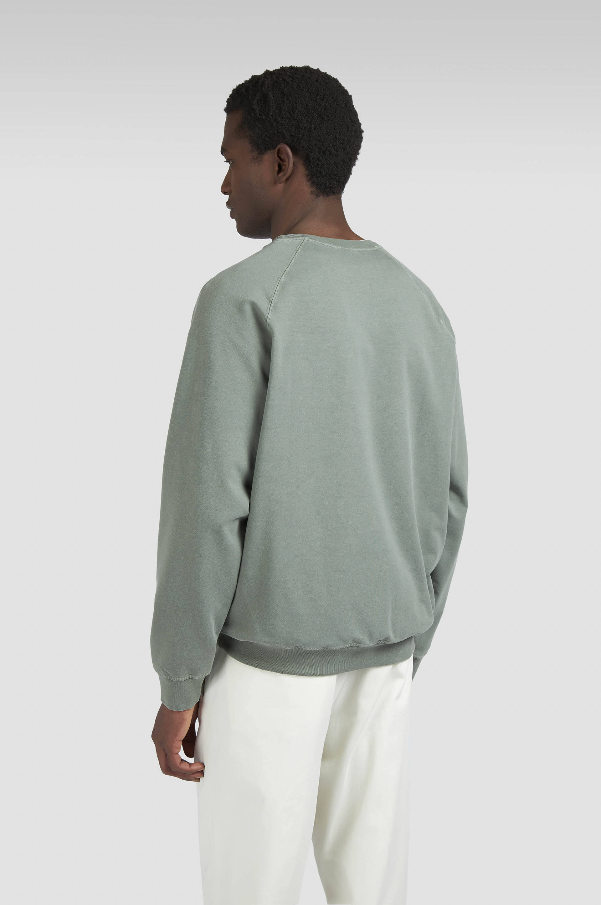 X-Soft garment-dyed cotton sweatshirt image number 3 X-Soft garment-dyed cotton sweatshirt image number 3