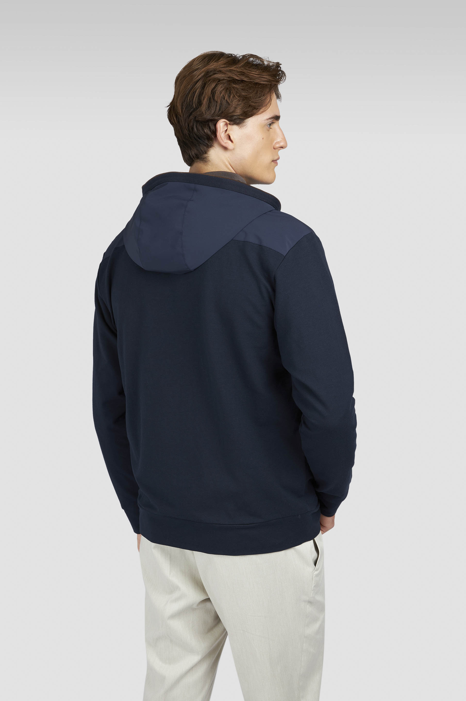 X-Soft cotton sweatshirt with Typhoon® Re-4x4 Stretch details image number 3 X-Soft cotton sweatshirt with Typhoon® Re-4x4 Stretch details image number 3