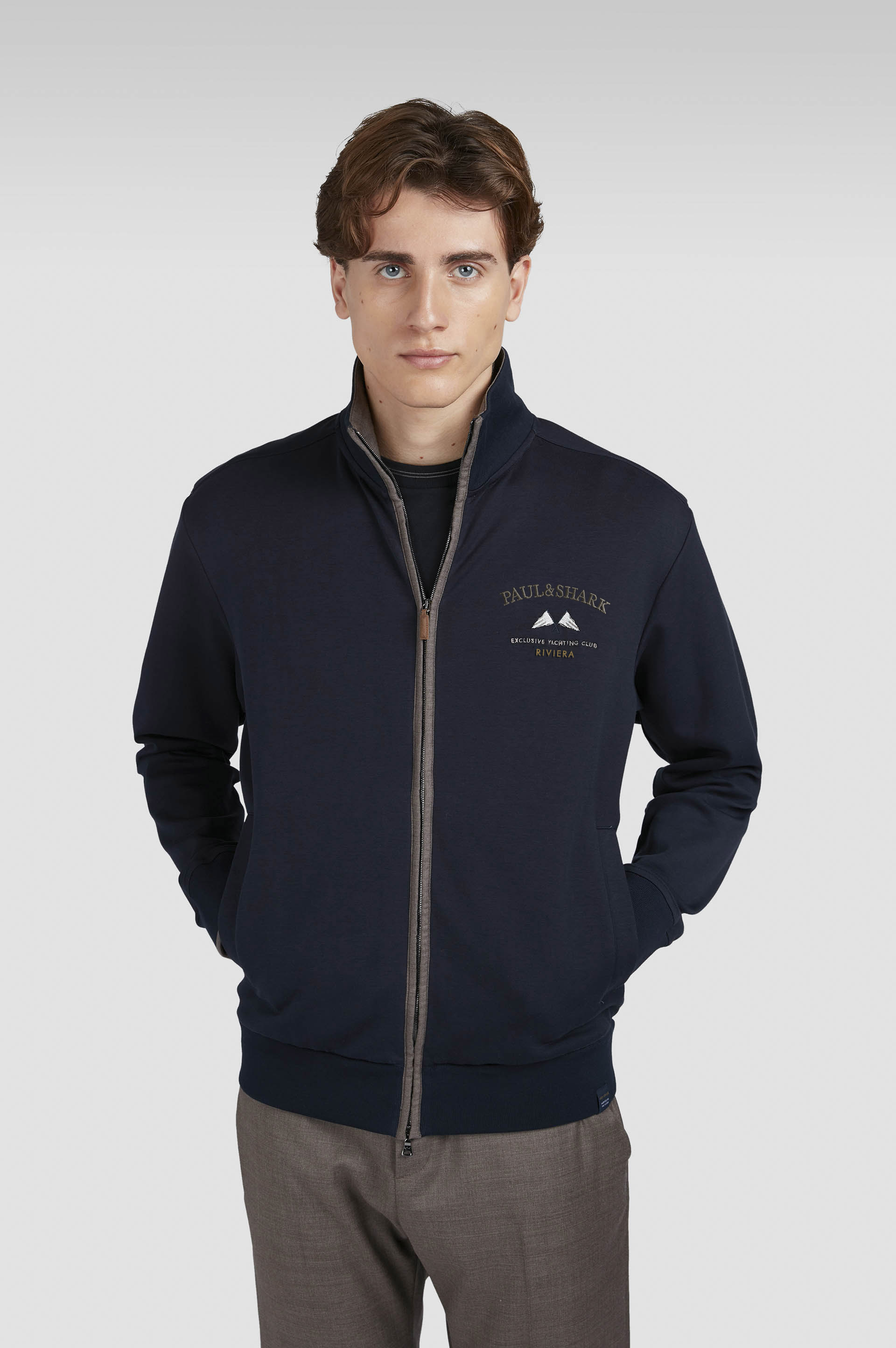 Sudadera X-Soft de algodón con bordado image number 0