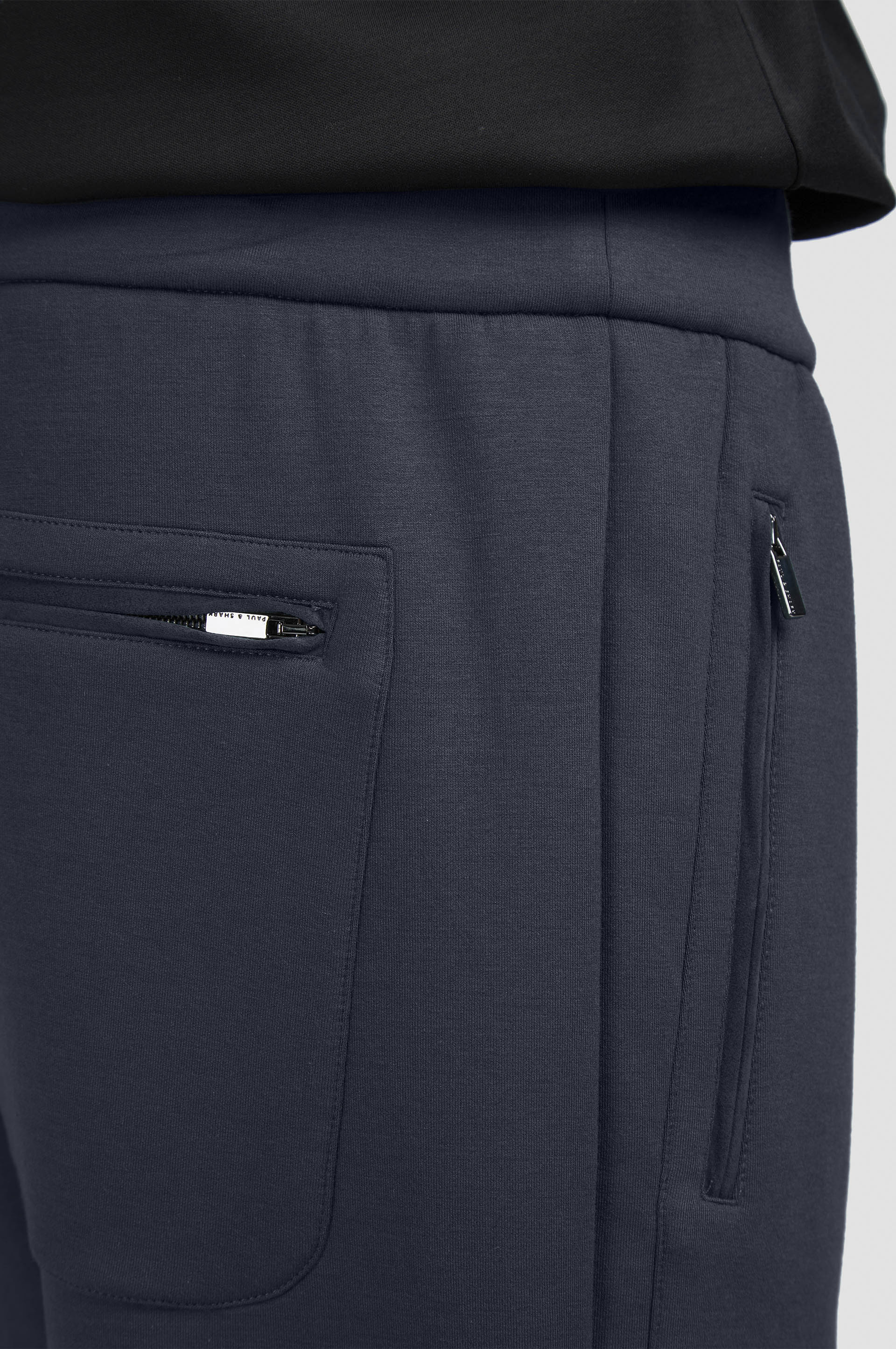 Supima® cotton trackpants with Shark Fin embroidery image number 4 Supima® cotton trackpants with Shark Fin embroidery image number 4