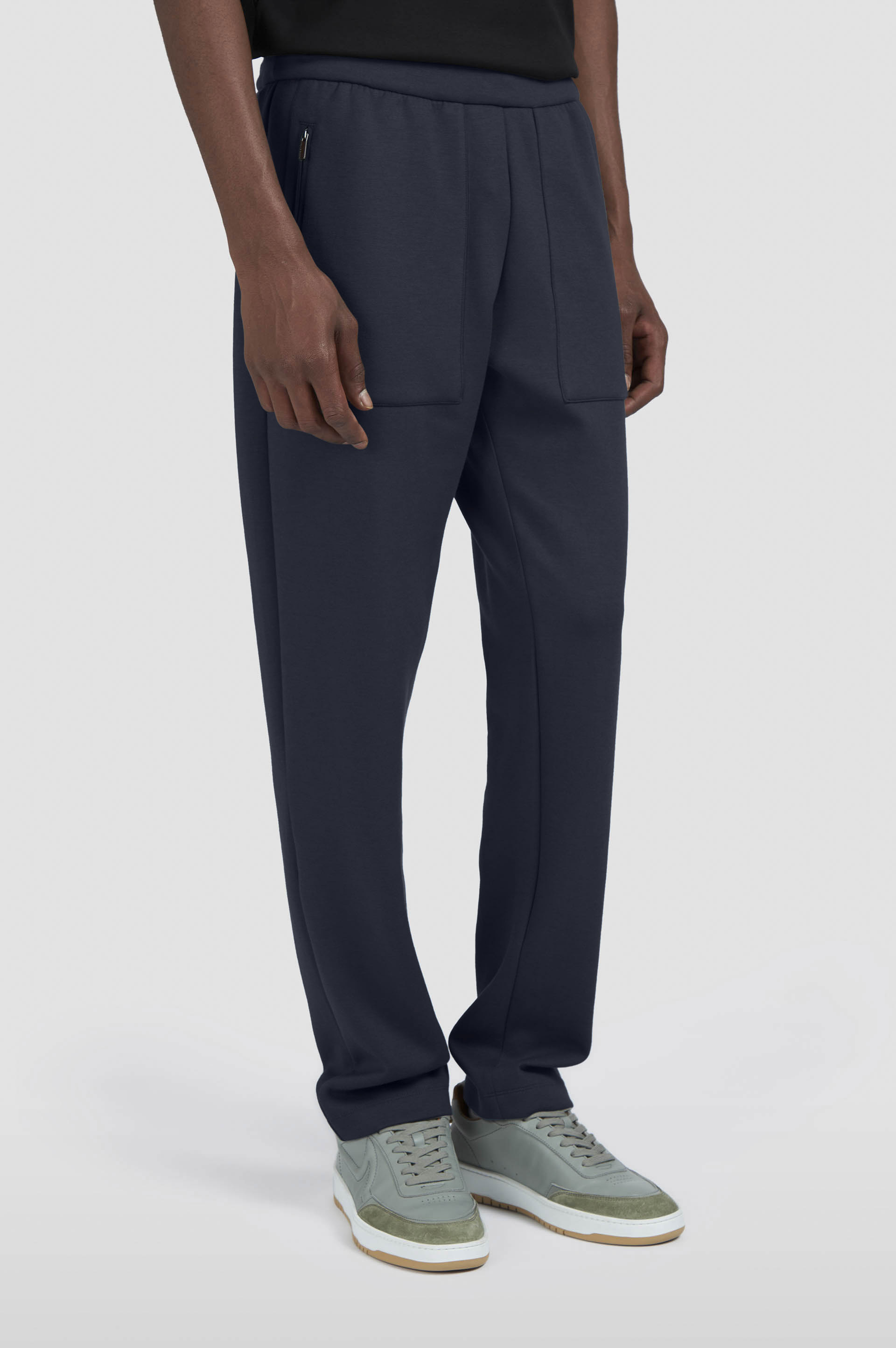 Supima® cotton trackpants with Shark Fin embroidery image number 0 Supima® cotton trackpants with Shark Fin embroidery image number 0